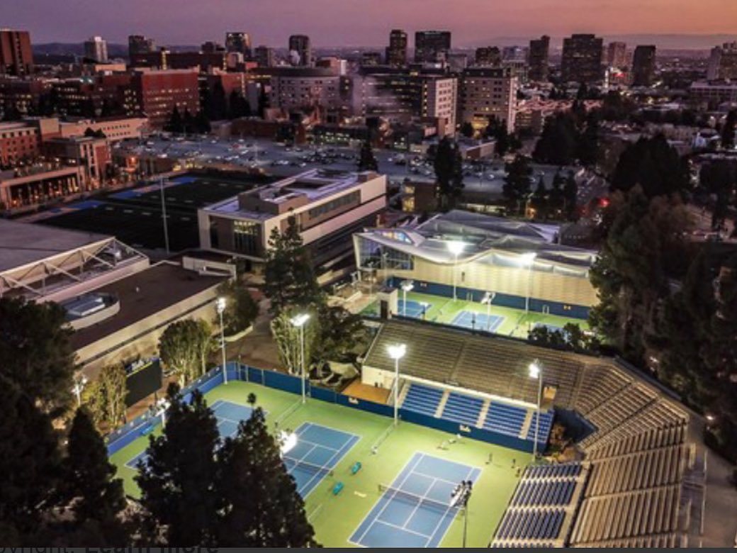 Los campos de tenis de la UCLA