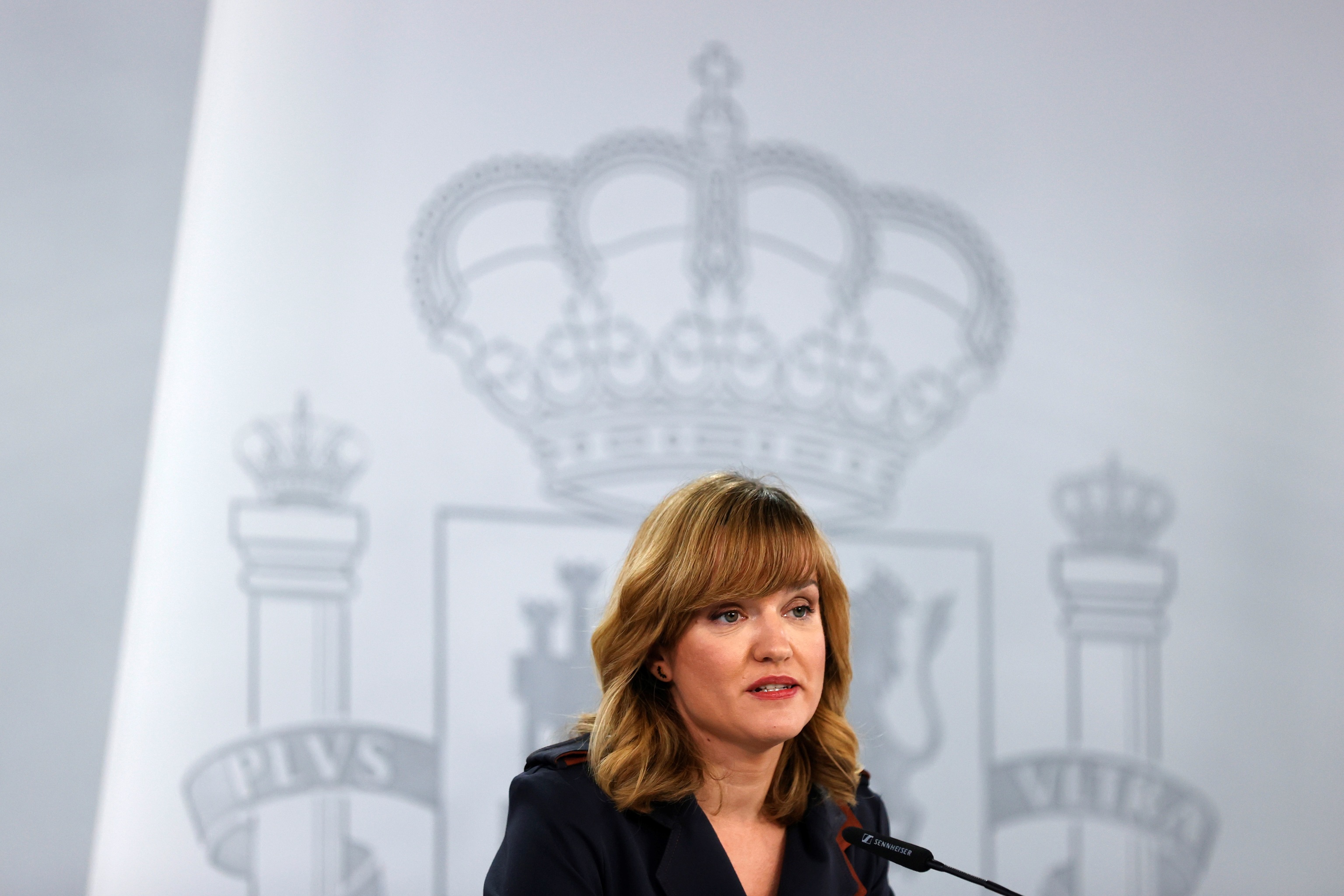 La ministra y nueva portavoz de la Ejecutiva Federal del PSOE, Pilar Alegría.
