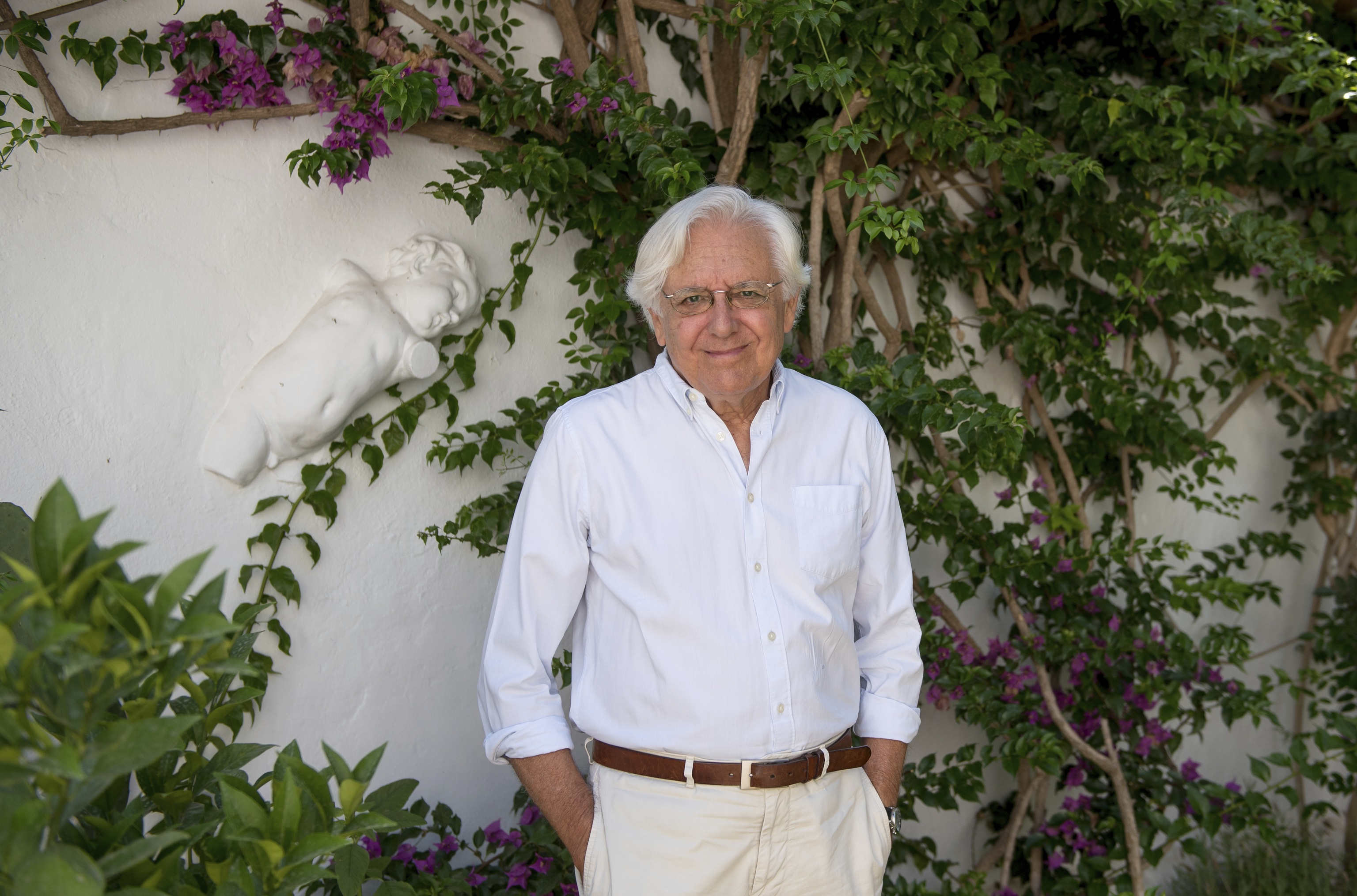 El arquitecto Carlos Garca-Delgado en su casa de Palma.