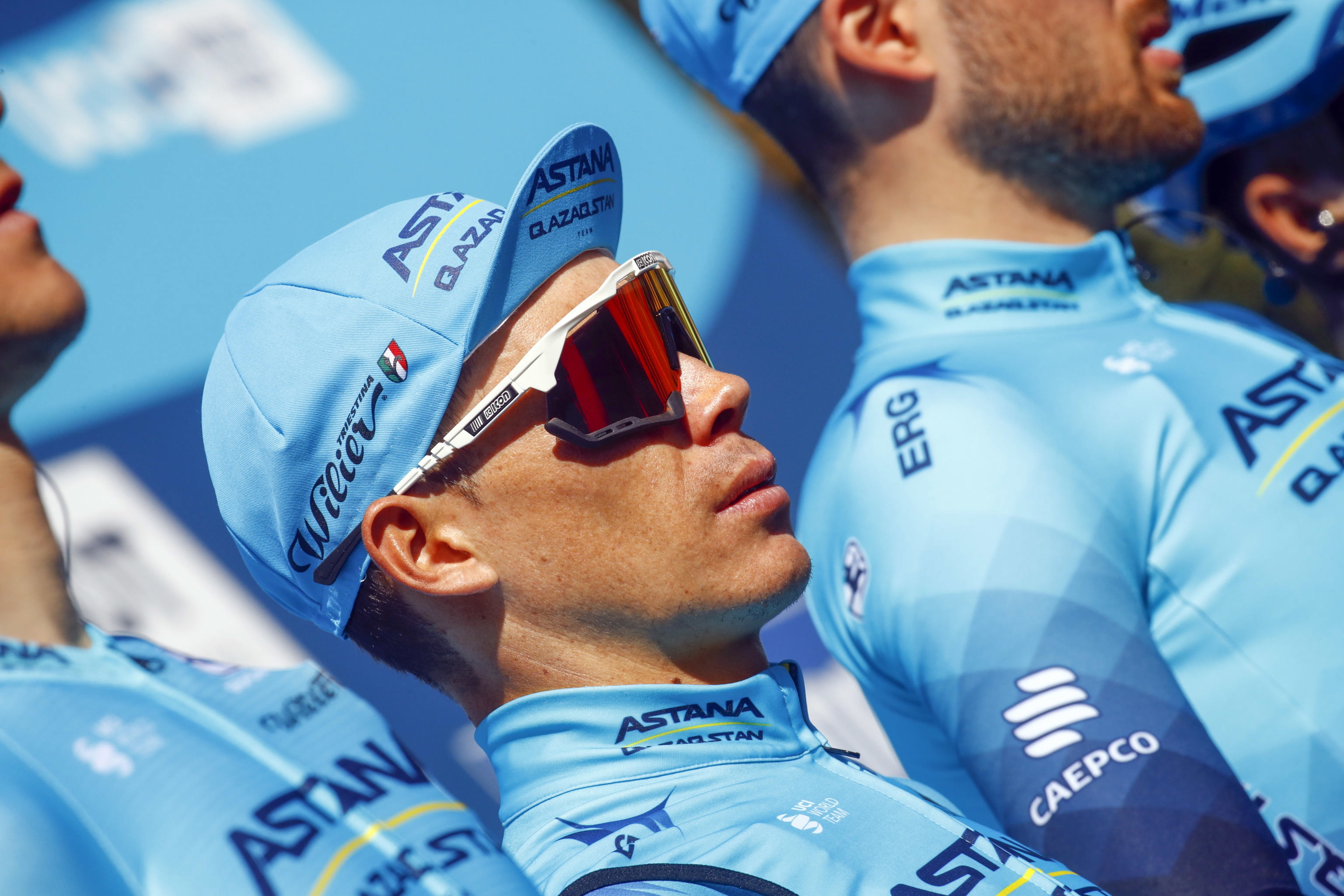 Miguel ngel Lpez, con los colores del Astana.