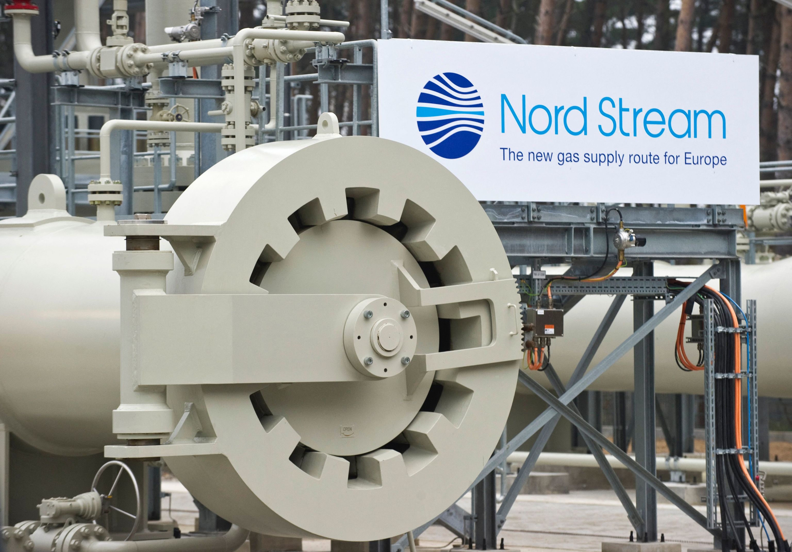 El gasoducto Nord Stream, antes de su inauguración en 2011