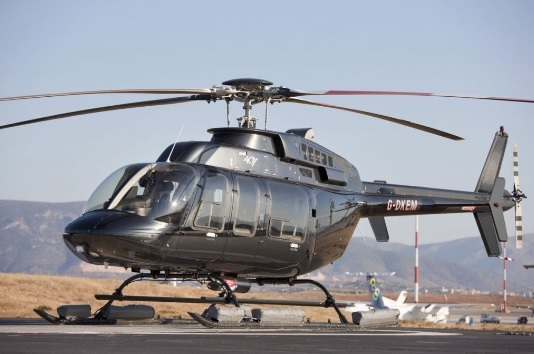 Un helicptero Bell 407.
