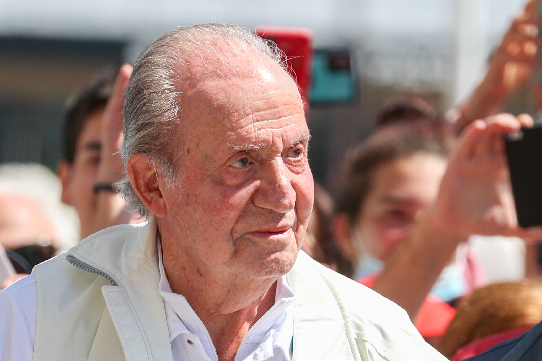 El Rey Juan Carlos, el pasado mes de mayo en Sanxenxo.
