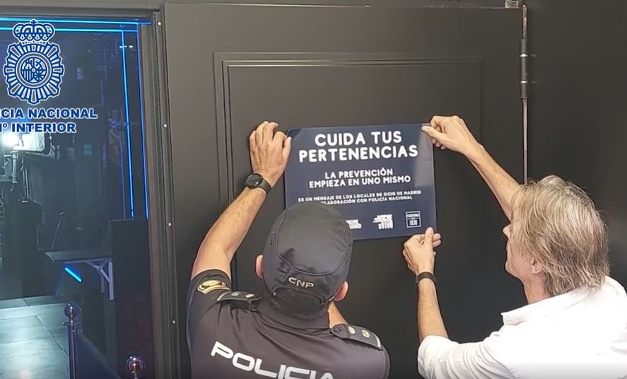 "Cuida tus pertenencias": la campaa de la Polica Nacional para prevenir los robos en discotecas