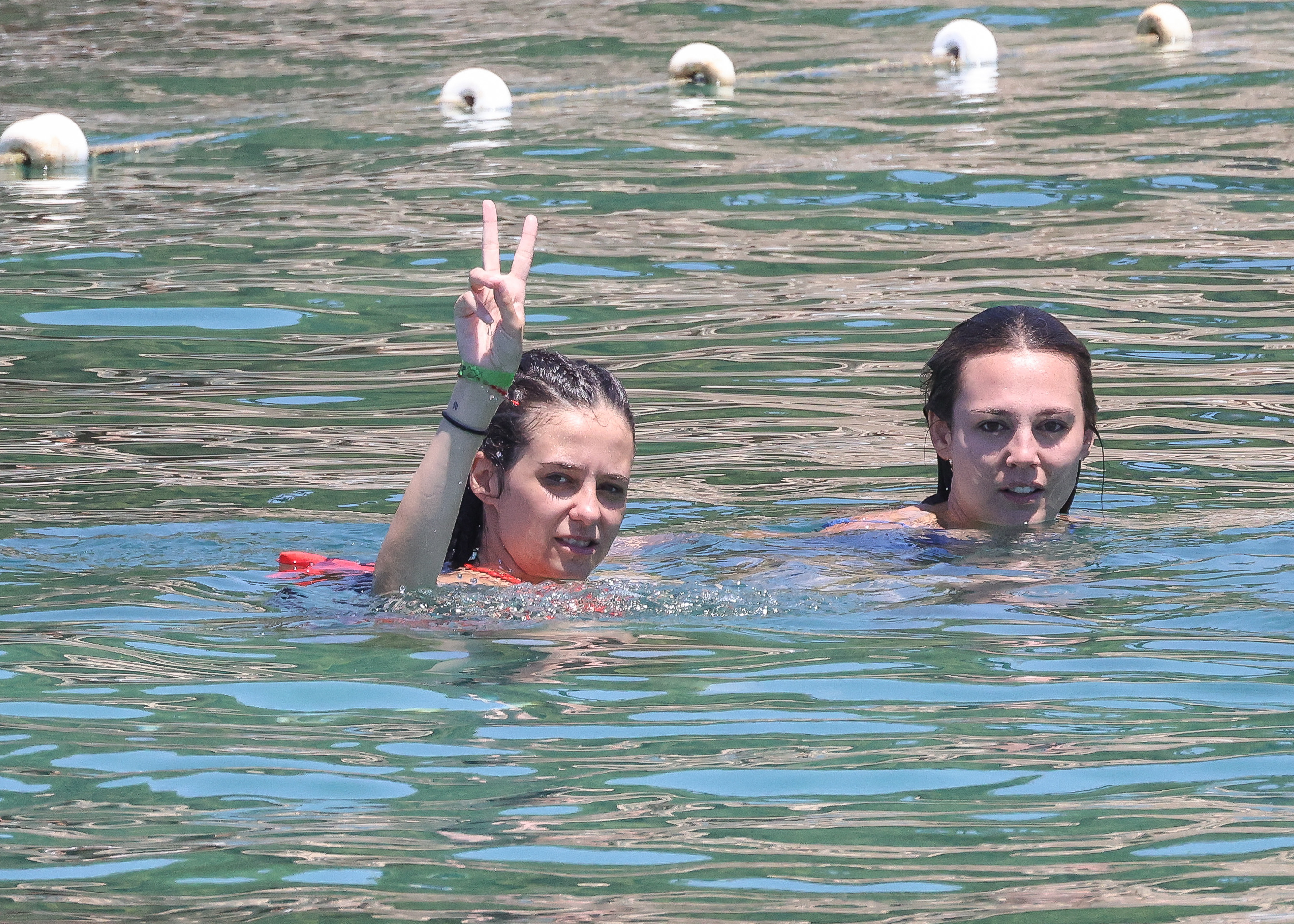 ALT Victoria Federica bañándose en Ibiza