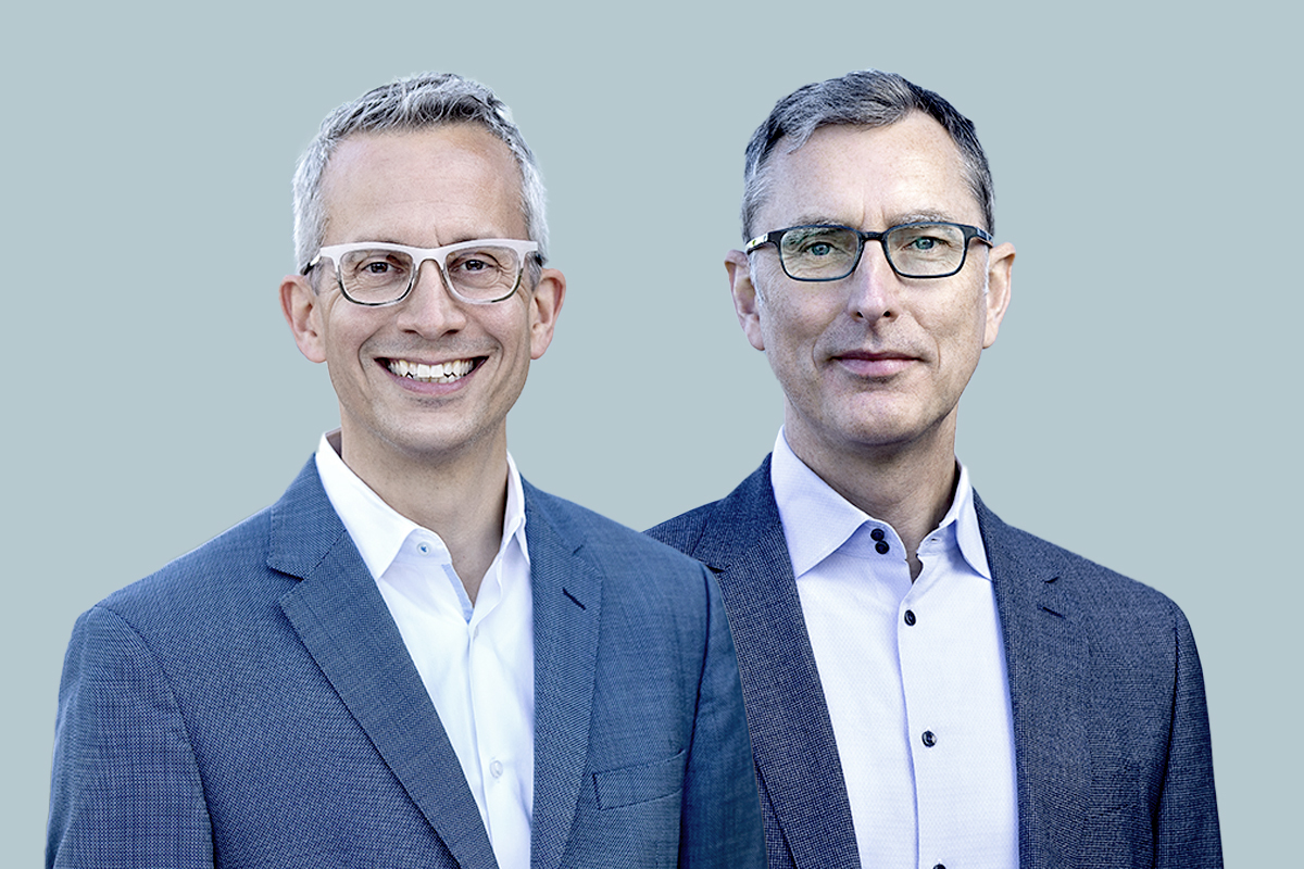 Jared Baeten y Tomas Cihlar, vicepresidentes de Desarrollo Clínico de VIH y senior de Investigación en Virología de Gilead, respectivamente.