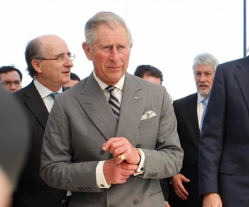 El príncipe Carlos, durante una visita a Madrid.