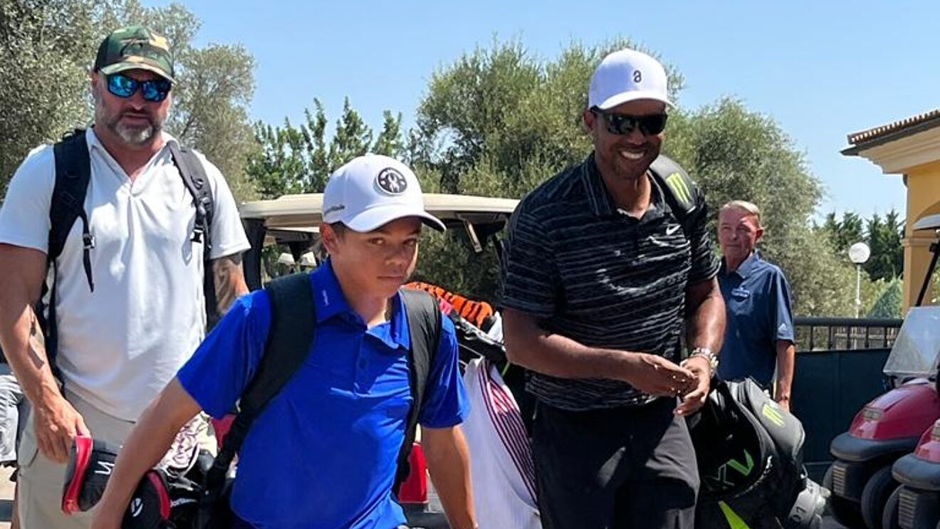 Tiger Woods, durante sus días en Mallorca.