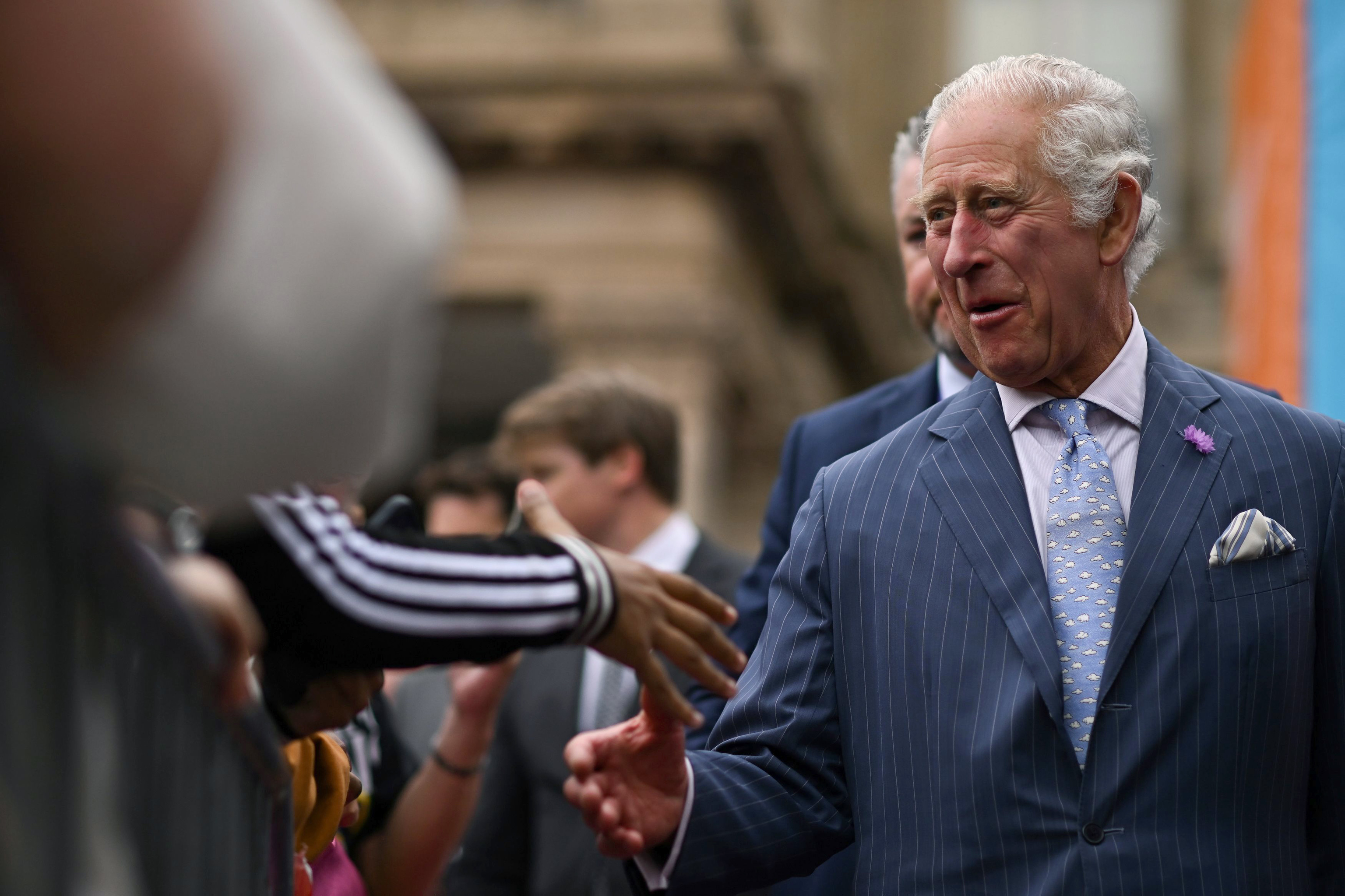 El príncipe Carlos, en la ceremonia de inauguración de los Juegos de la Commonwealth, en Birmingham.