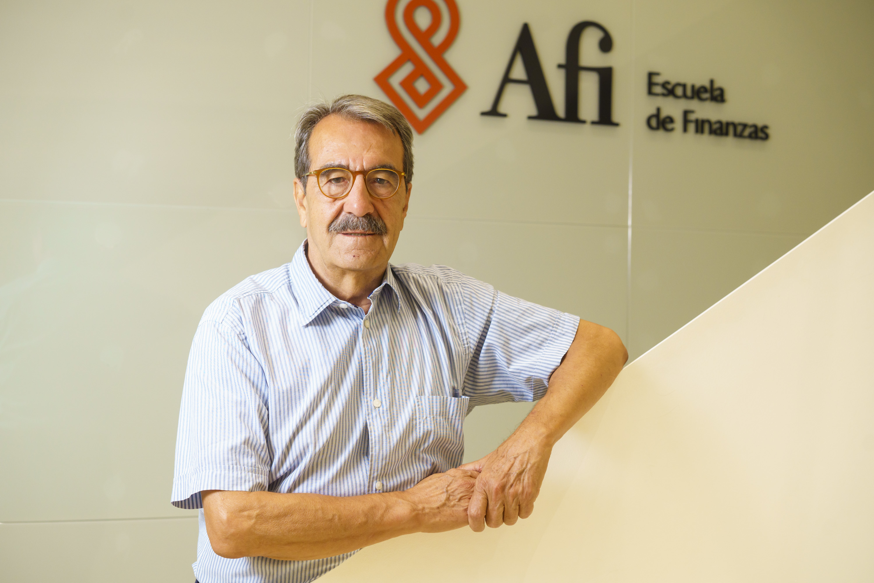 El economista Emilio Ontiveros, en una foto tomada en la sede de Afi.