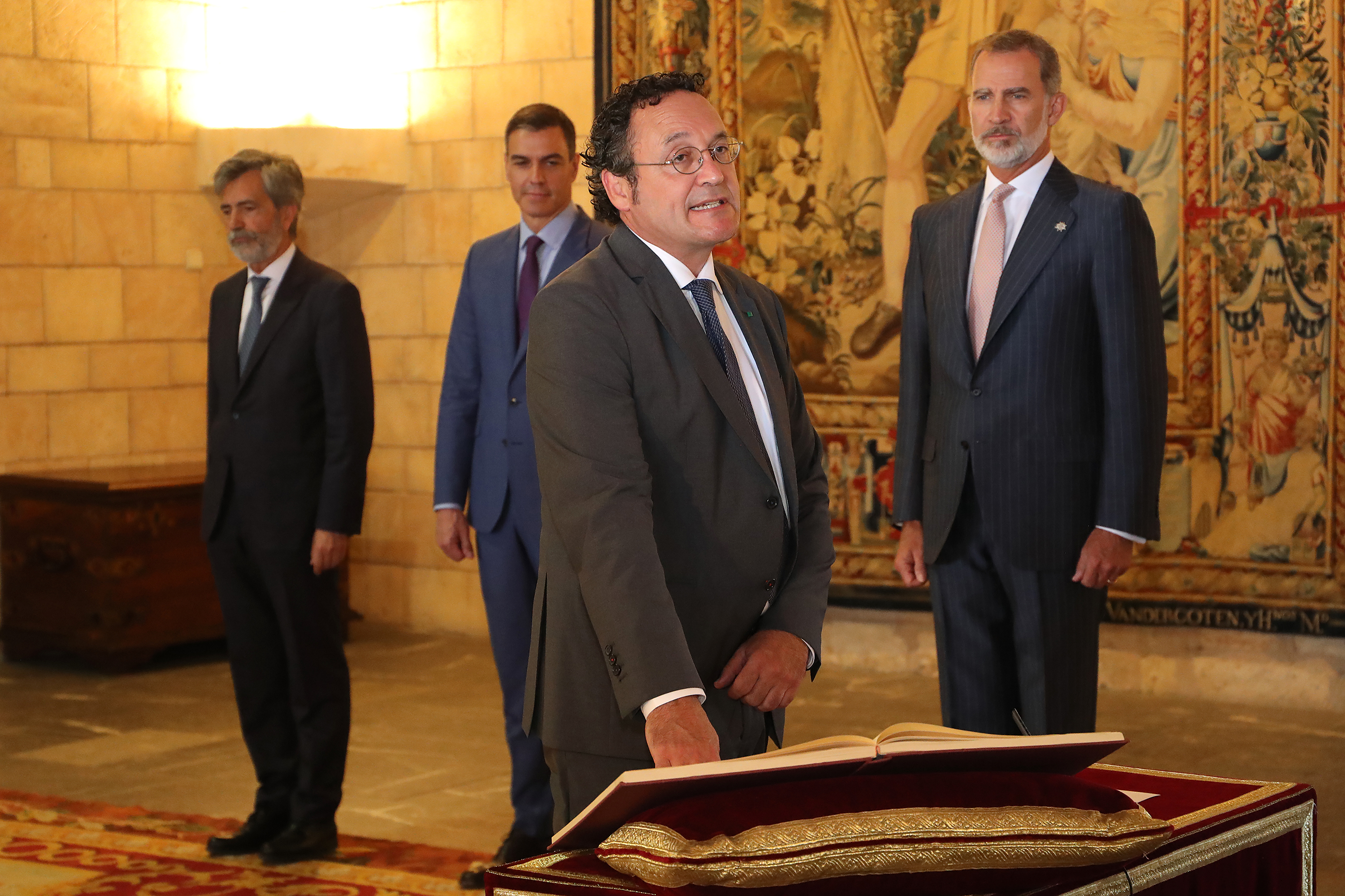 lvaro Garca Ortiz ha prometido este martes ante el Rey Felipe VI su cargo como nuevo fiscal general del Estado.