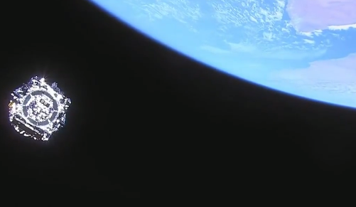 El telescopio James Webb, en el espacio