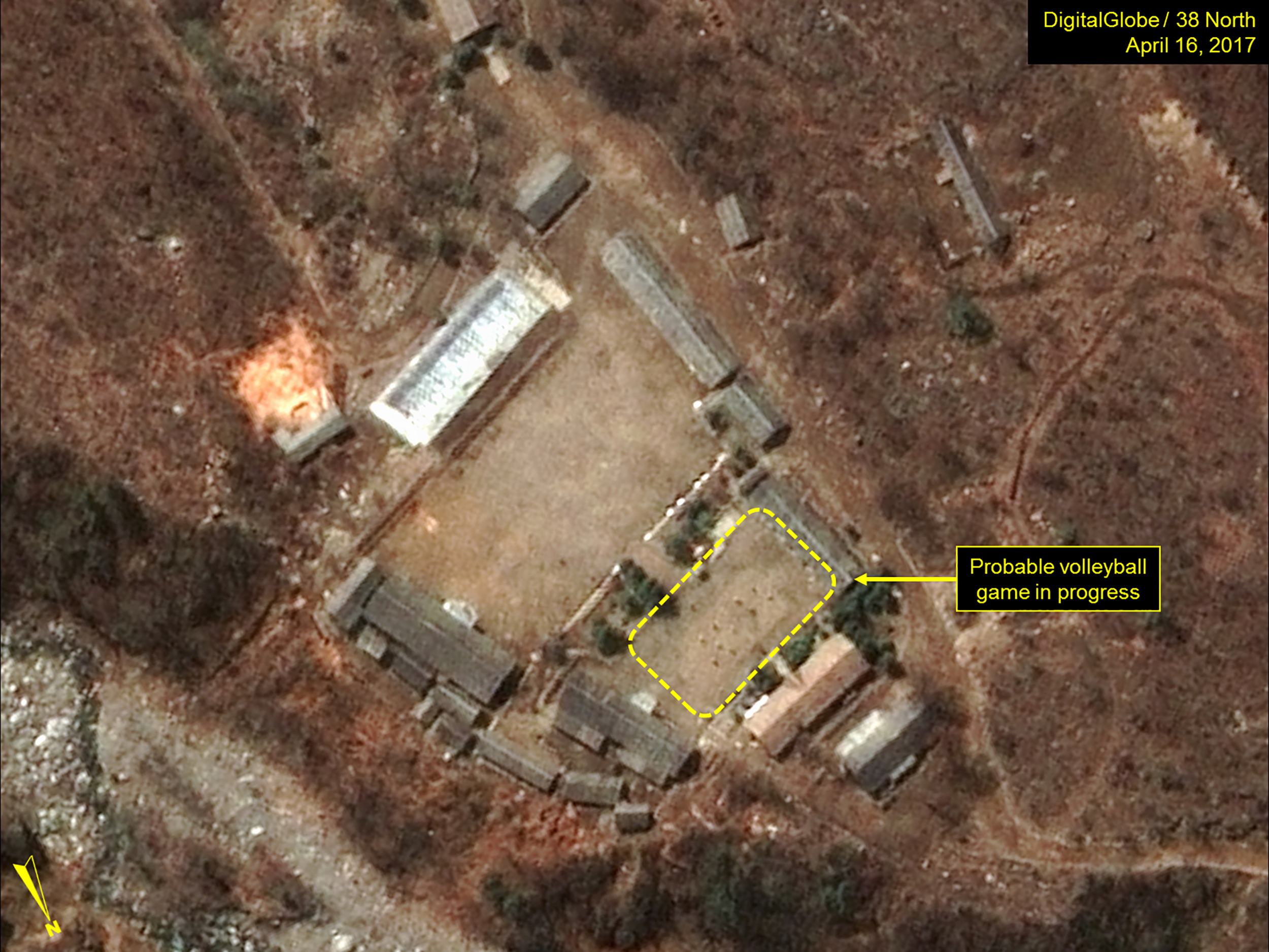 Lugar de pruebas nucleares en Punggye Ri, en Corea del Norte, en una foto de archivo de 2017.