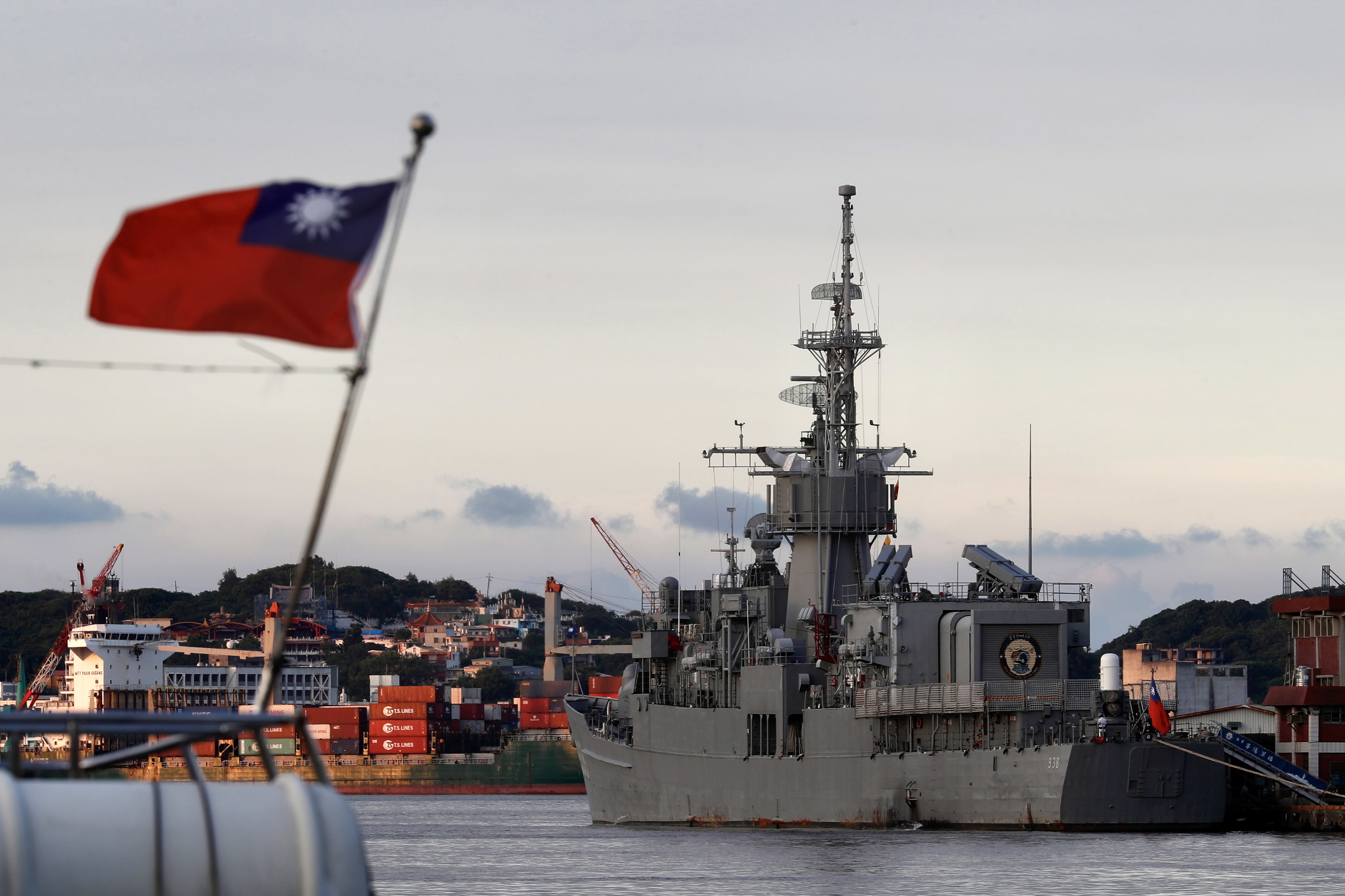 Barcos de la fuerza naval de Taiwan.
