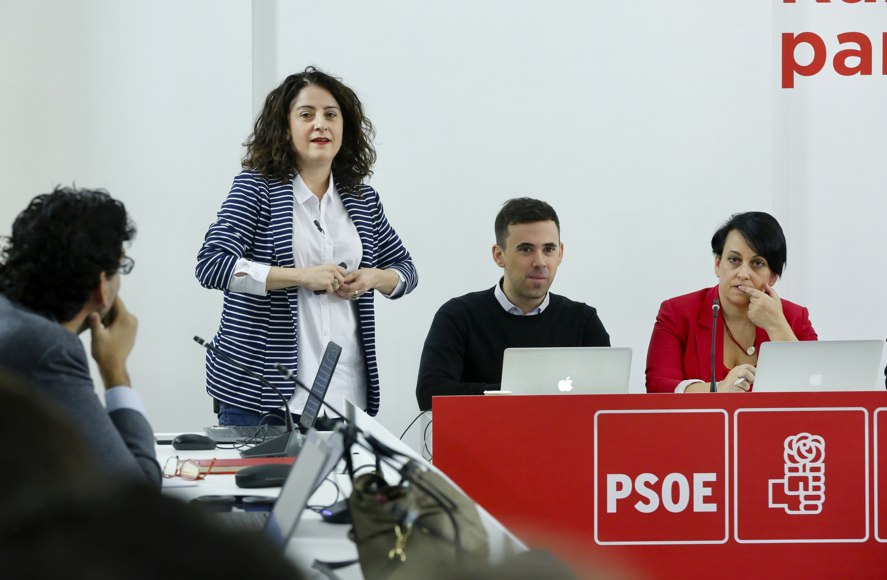 La nueva presidenta del Hipódromo de la Zarzuela, Maritcha Ruiz, cuando ocupaba la dirección de comunicación del PSOE.