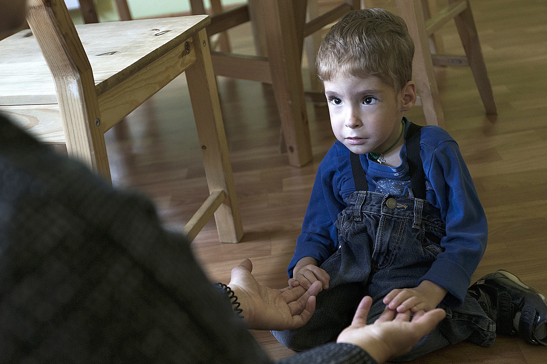 Un menor en un orfanato de Moscú.