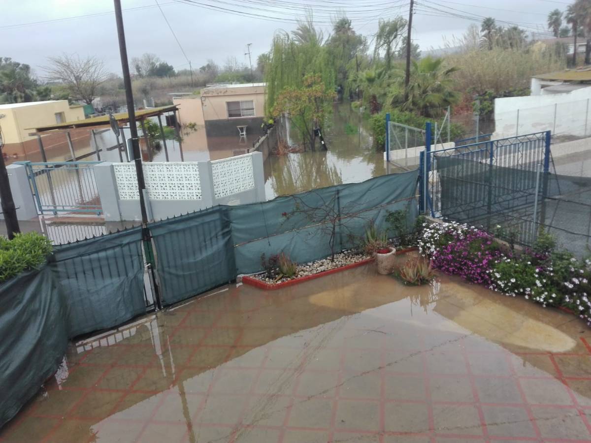 Las fuertes lluvias del final del verano suelen anegar las parcelas y viviendas de la Marjaleria de Castellón.