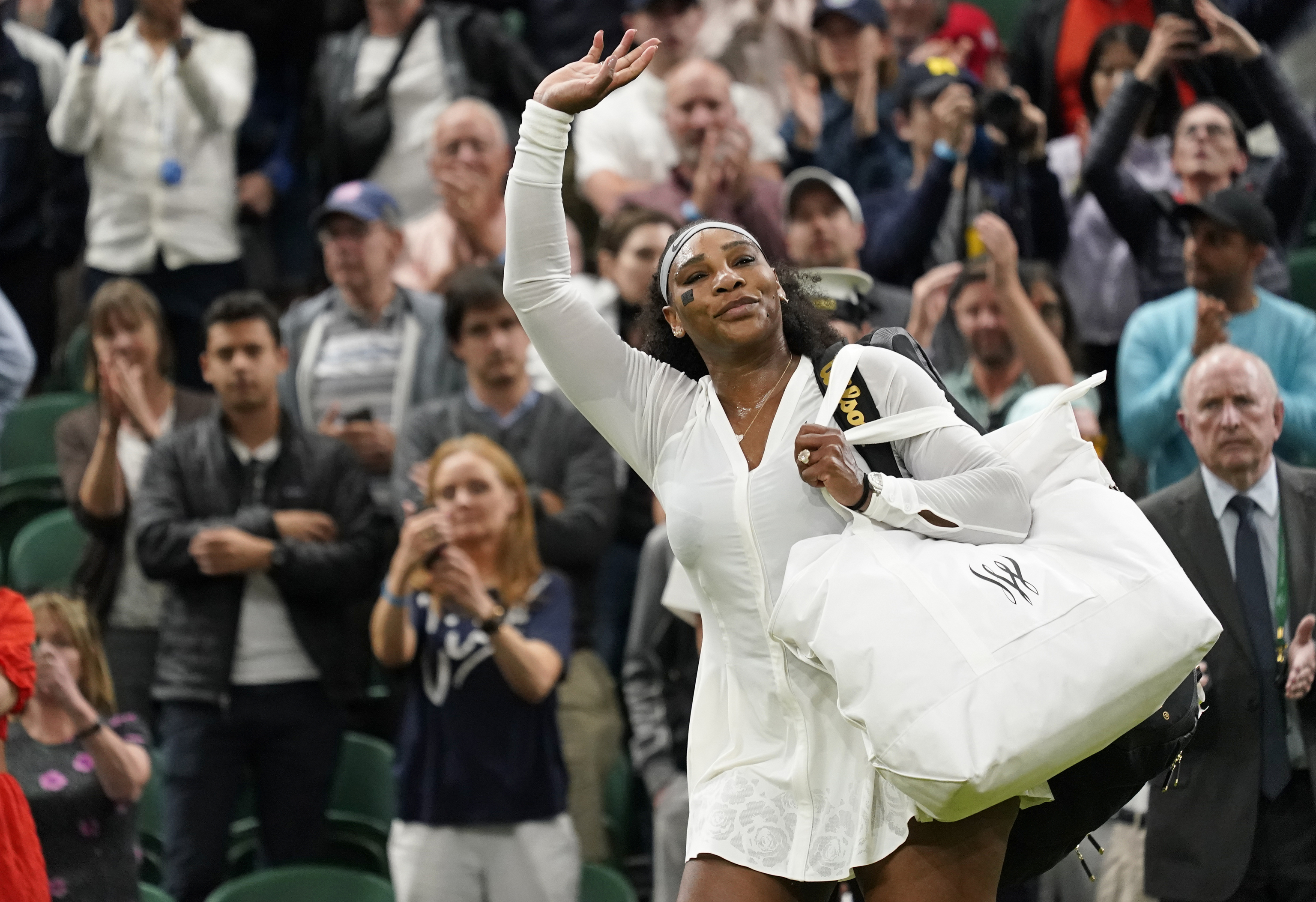 Serena Williams, tras un partido de tenis en Londres.