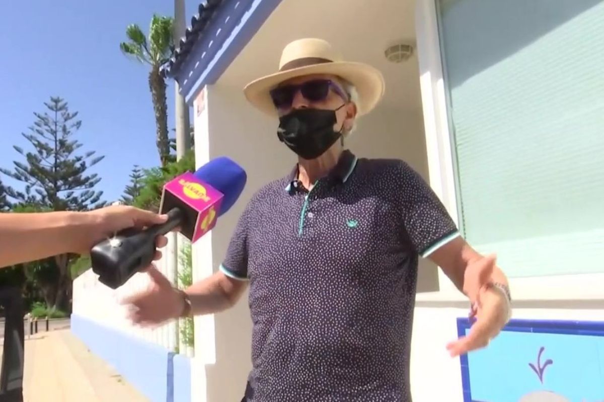 Ortega Cano interrumpe la entrevista de Slvame a una vecina: "Es una vergenza!"