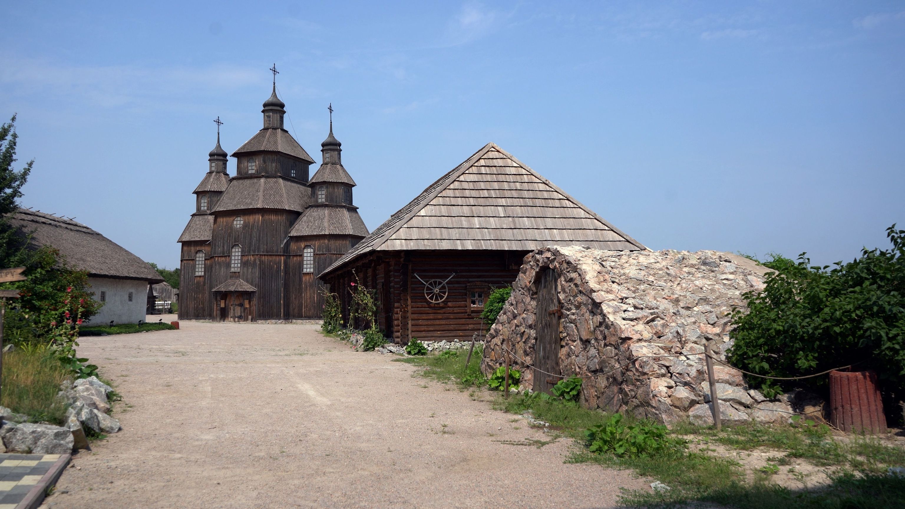 Vista de Jórtytsia, una isla-museo en Zaporiyia, el 12 de agosto de 2022.