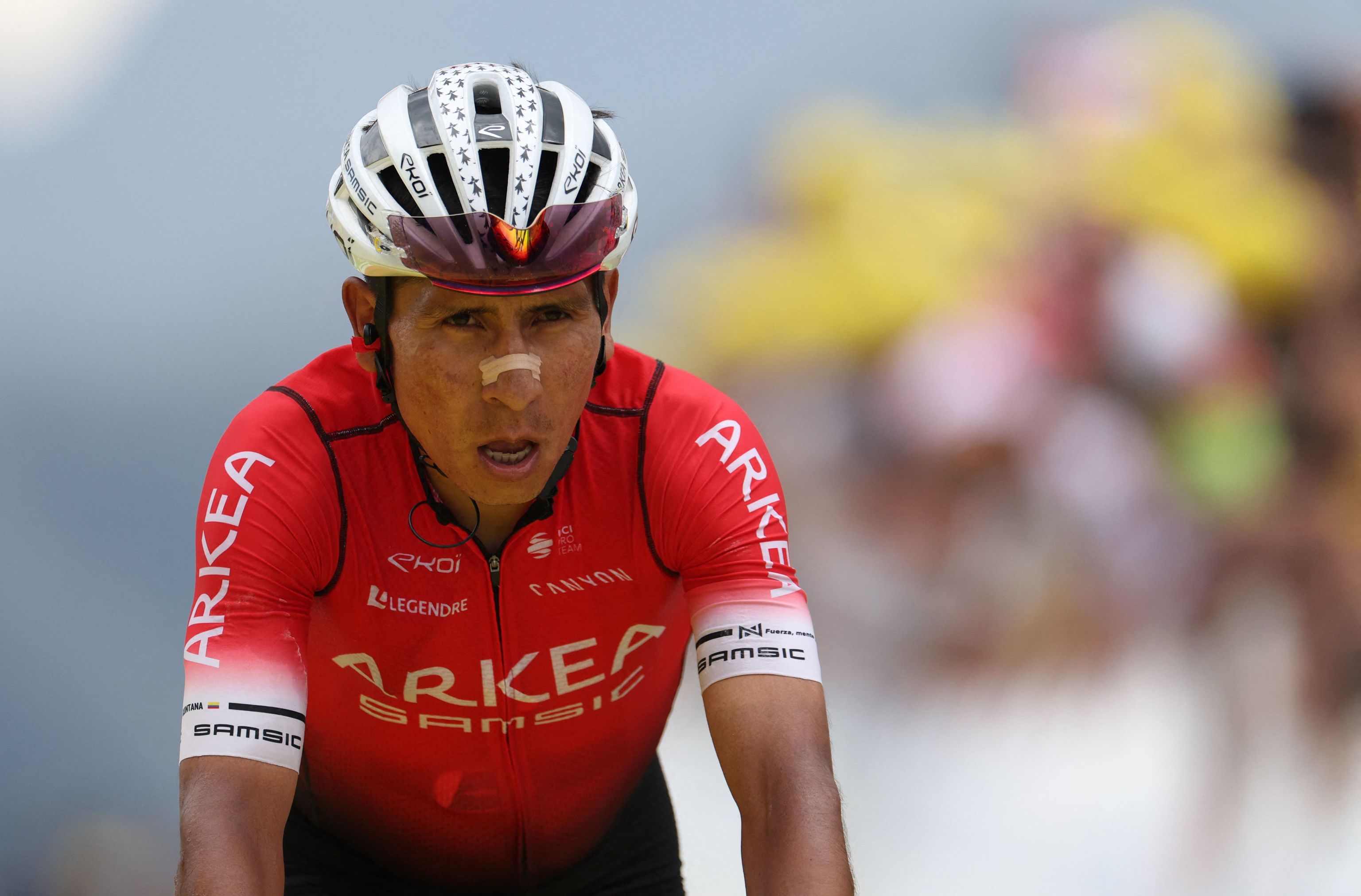 Nairo Quintana, durante el pasado Tour de Francia.