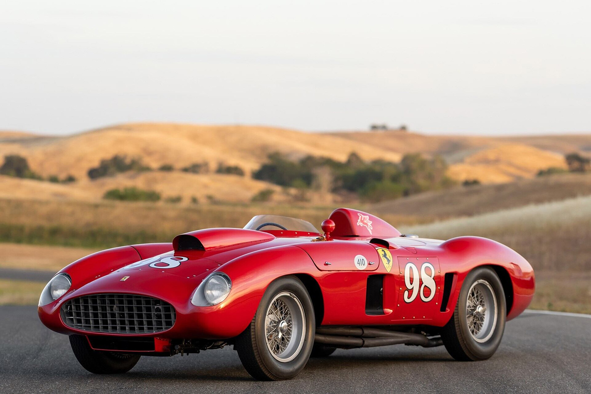 El modelo más caro subastado este año: un Ferrari 410 Sport Spider de 1955, por 22 millones,