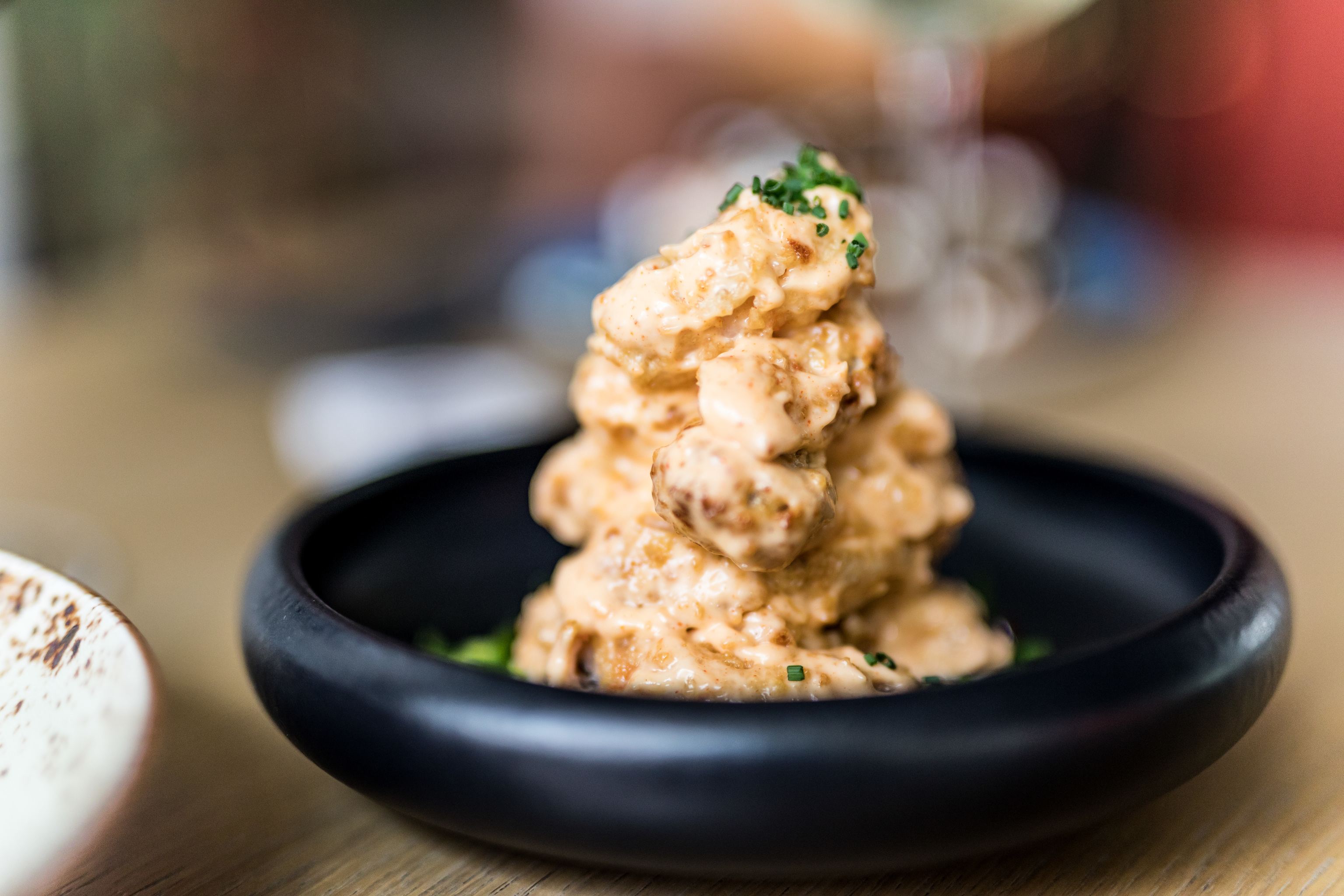 La tempura de langostinos es uno de los entrantes ms demandados para compartir.