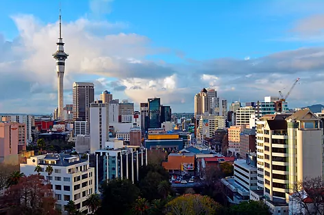 Panormica de la ciudad de Auckland, Nueva Zelanda
