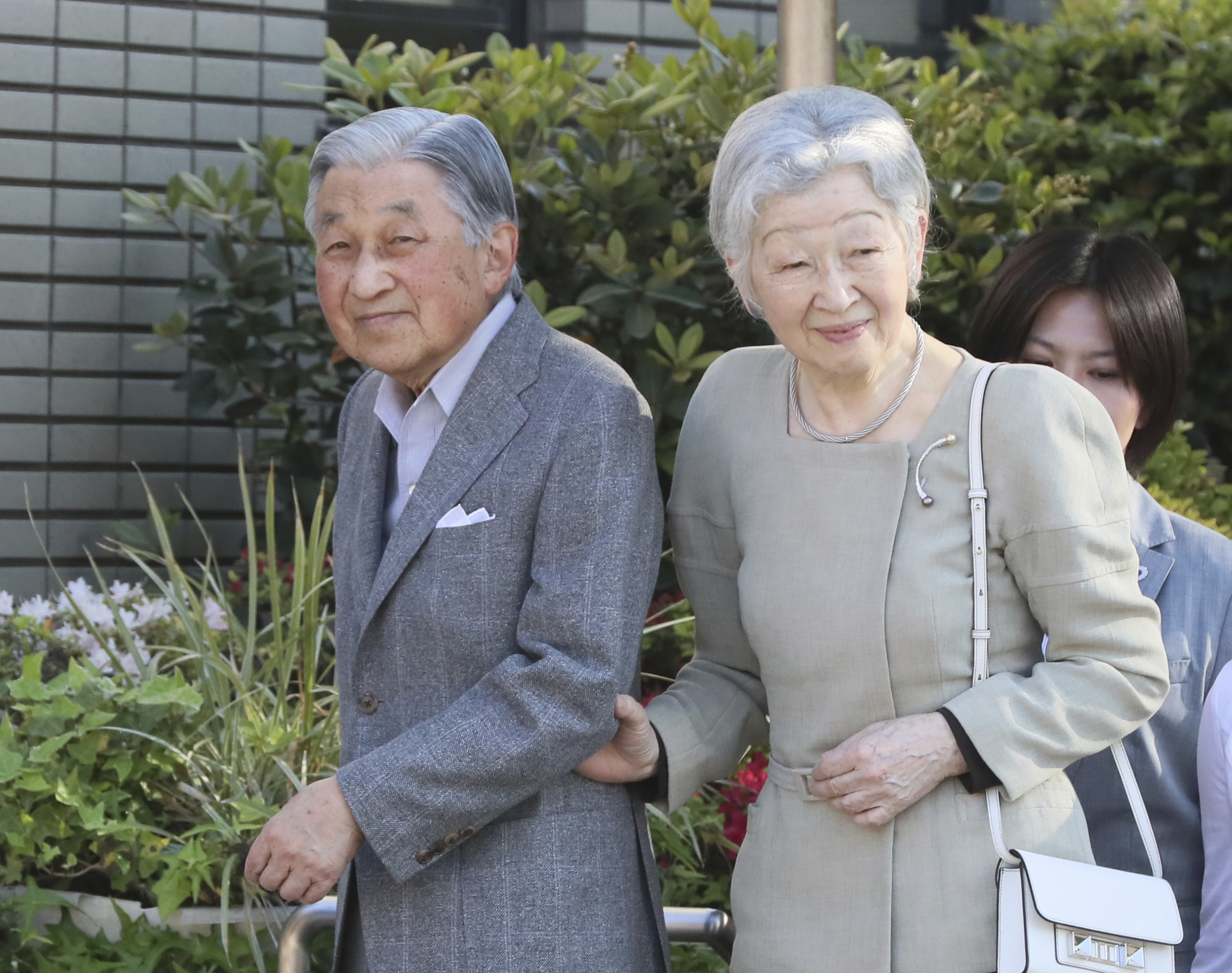 Los emperadores Akihito y Michiko.