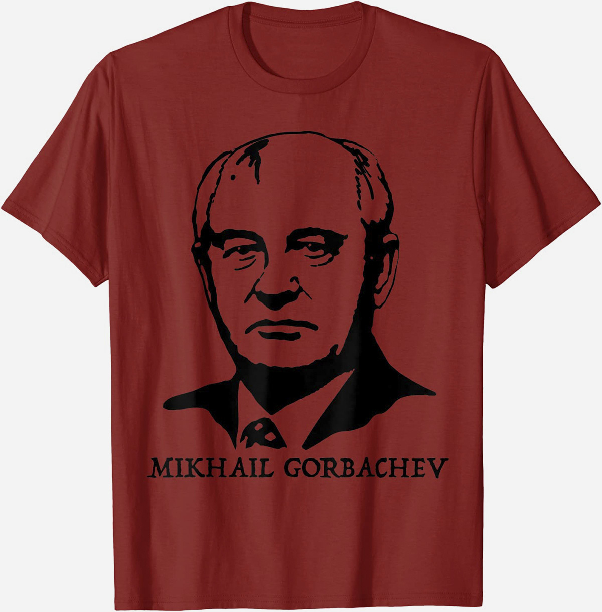 Camiseta con la cara de Gorbachov.