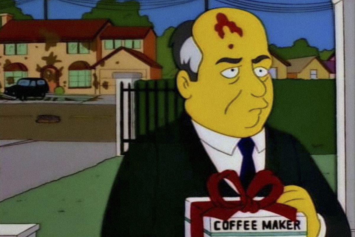 Gorbachov en la serie 'Los Simpson'.