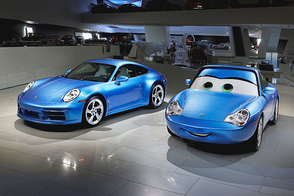 Porsche da vida a un modelo de animacin: Sally, la novia de Rayo McQueen