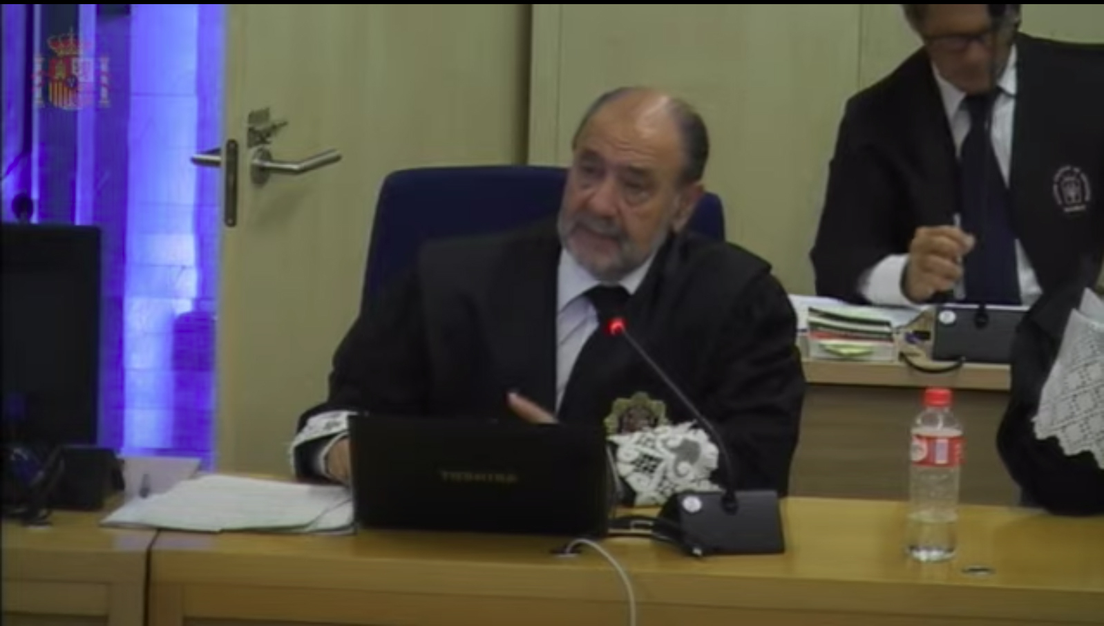 El fiscal Miguel Serrano, en el juicio por el 'caso Villarejo' en la Audiencia Nacional.