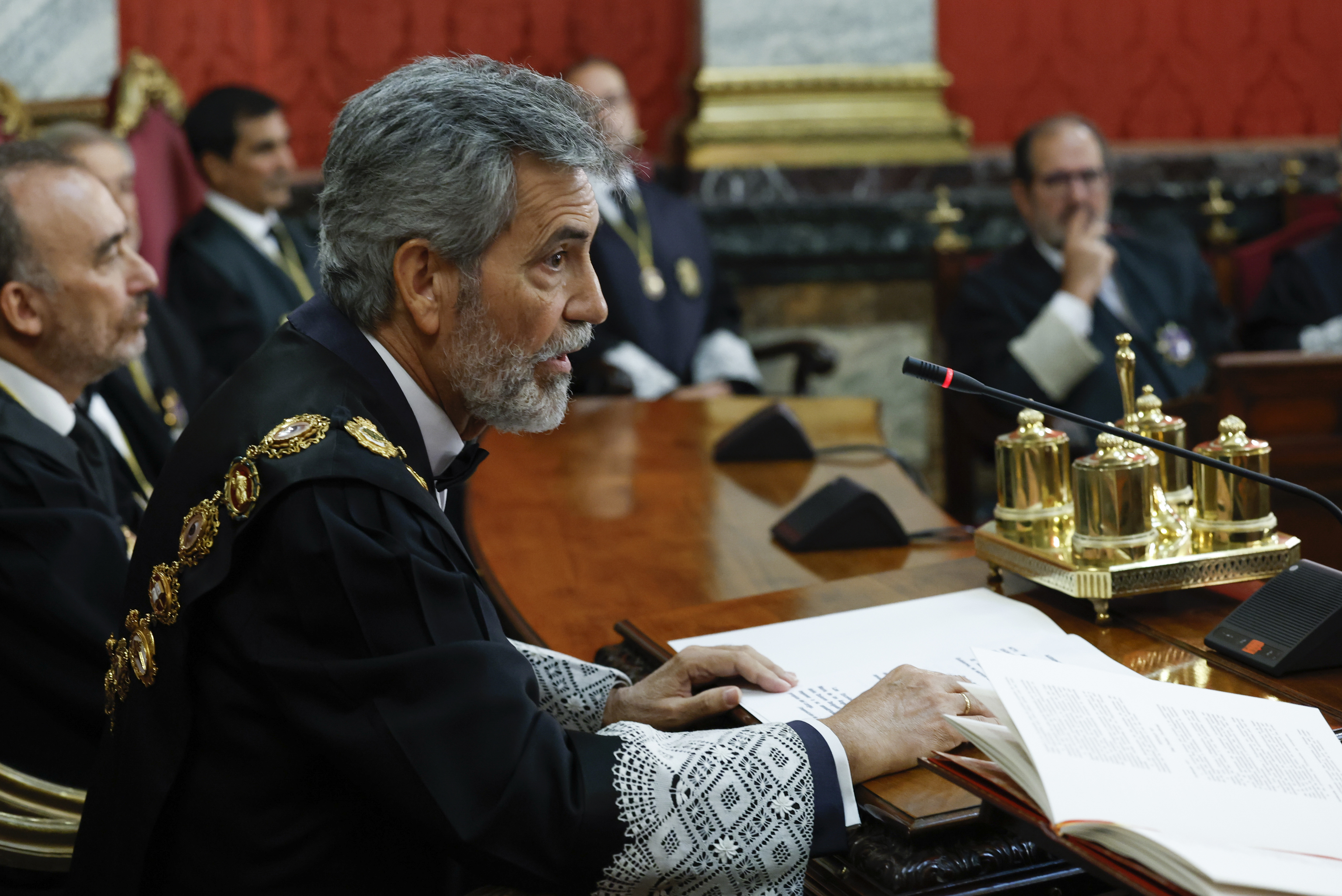 El presidente del Supremo y el CGPJ, Carlos Lesmes.