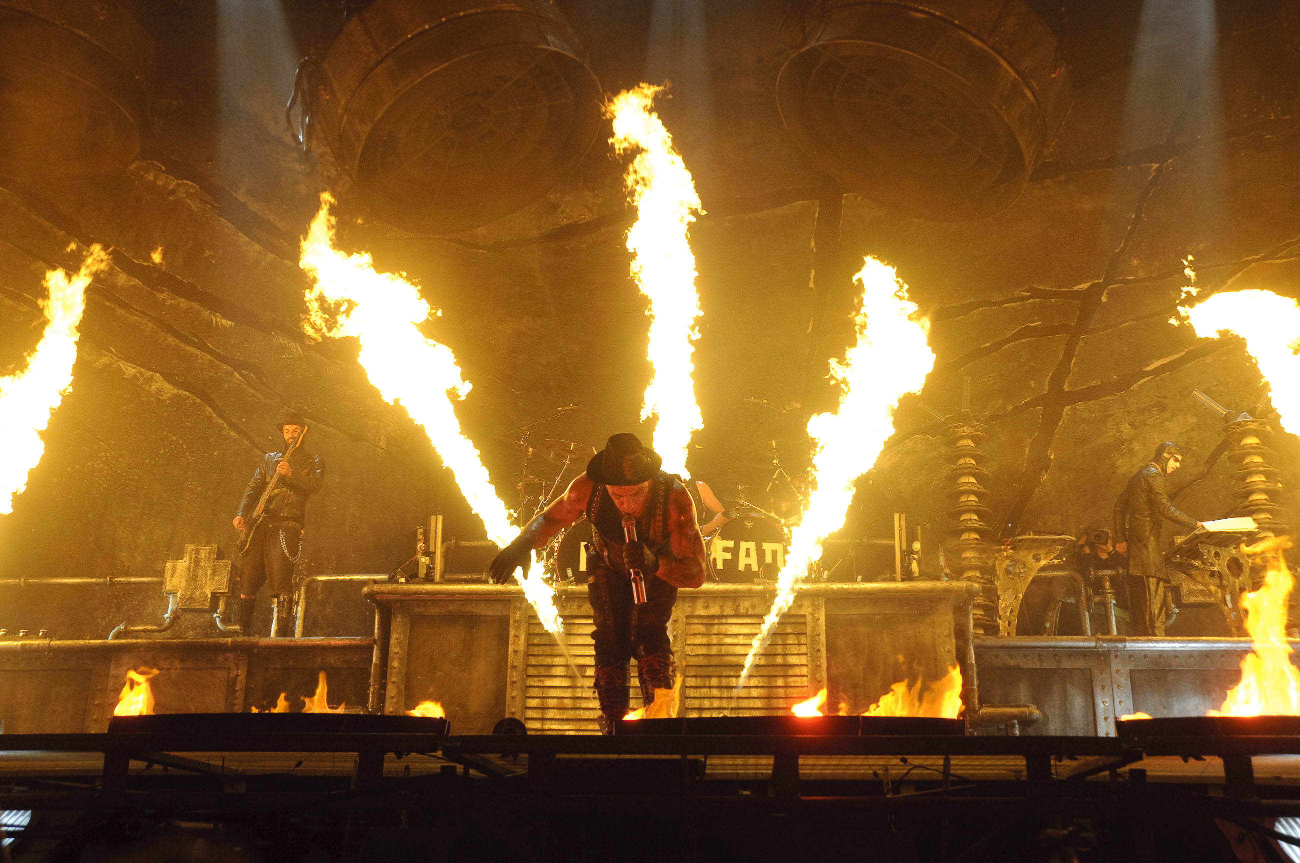 Imagen de un concierto de Rammstein. El grupo alemn parar en Espaa.