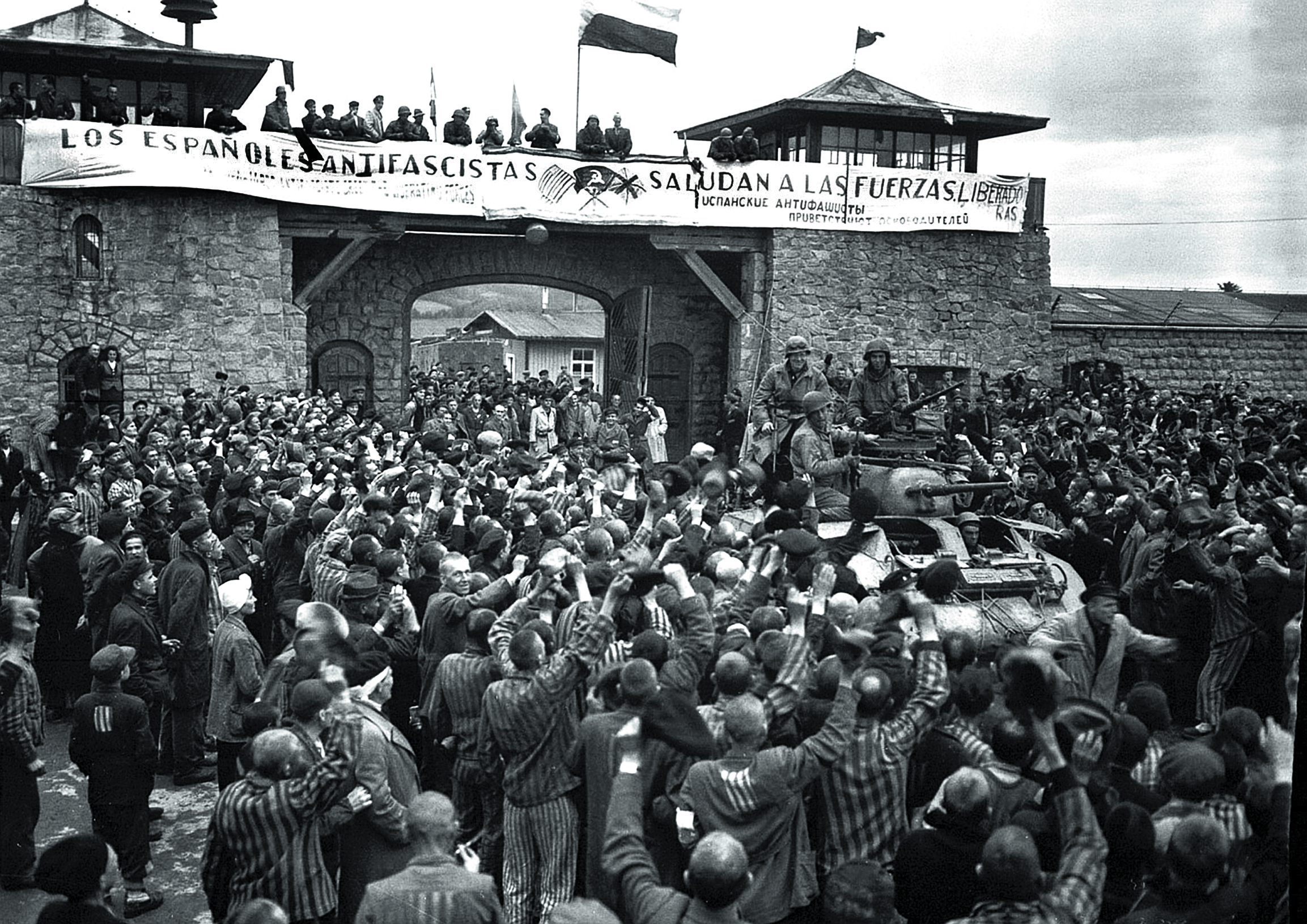 Liberación de Mauthausen el 5 de mayo de 1945.