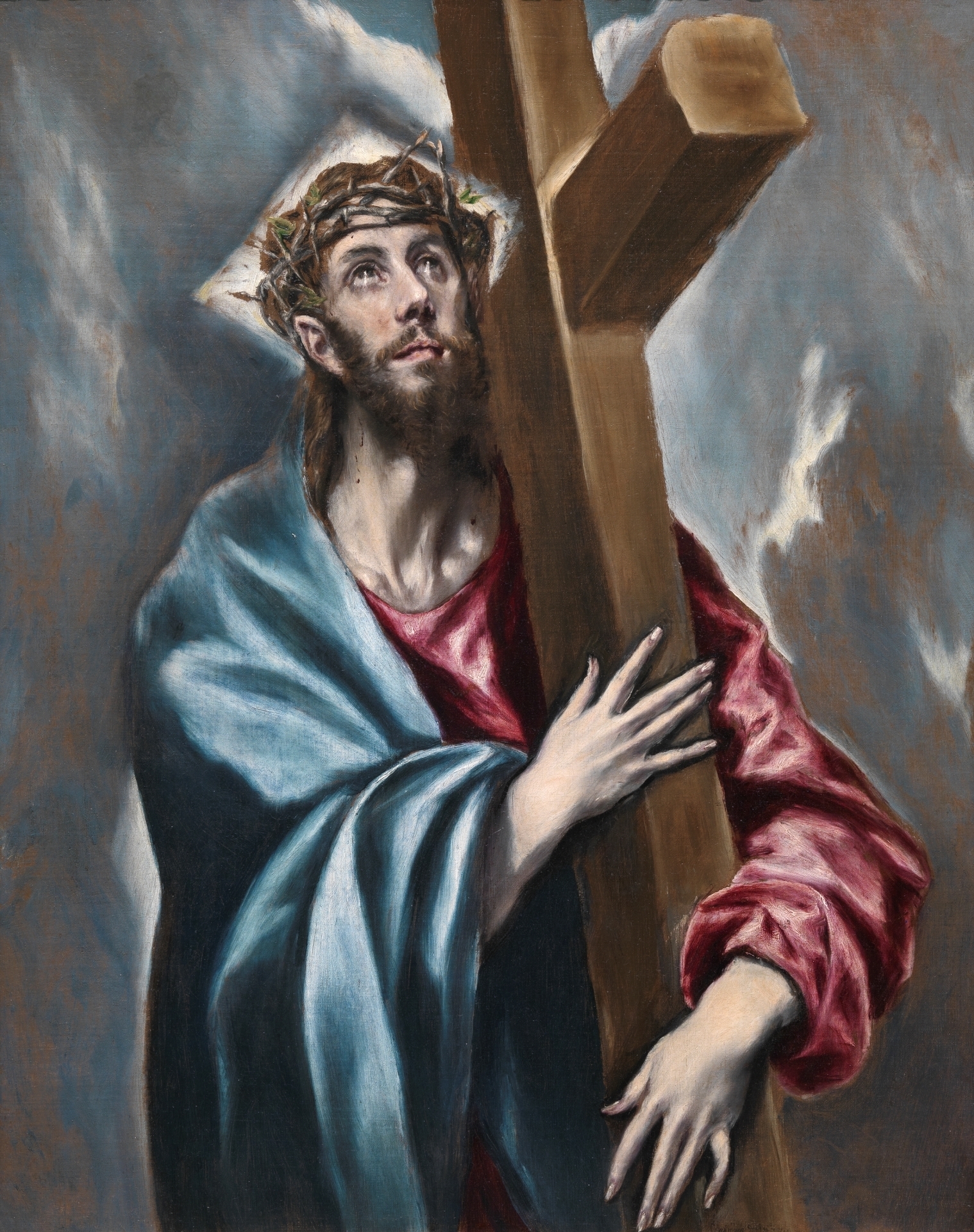Cristo abrazando la cruz, obra de El Greco.