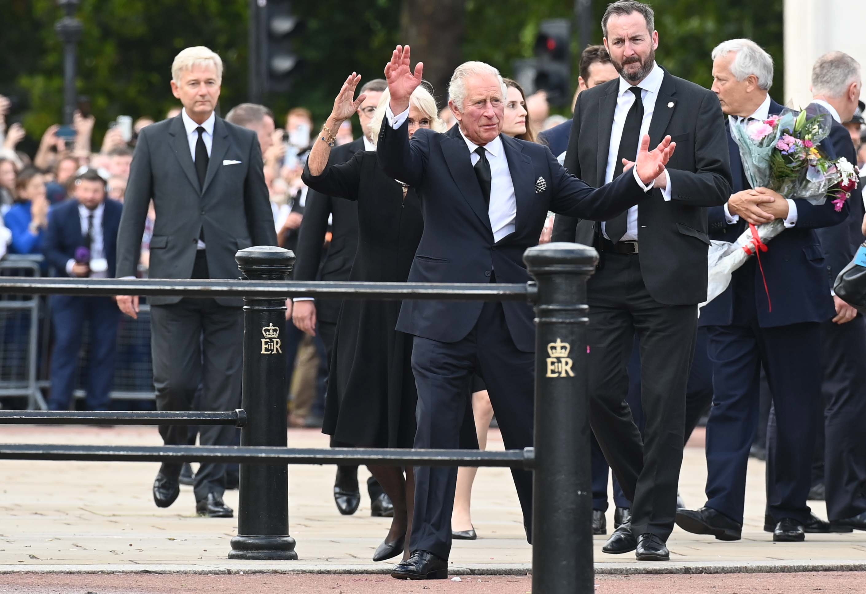 Carlos III llega este viernes al palacio de Buckingham.