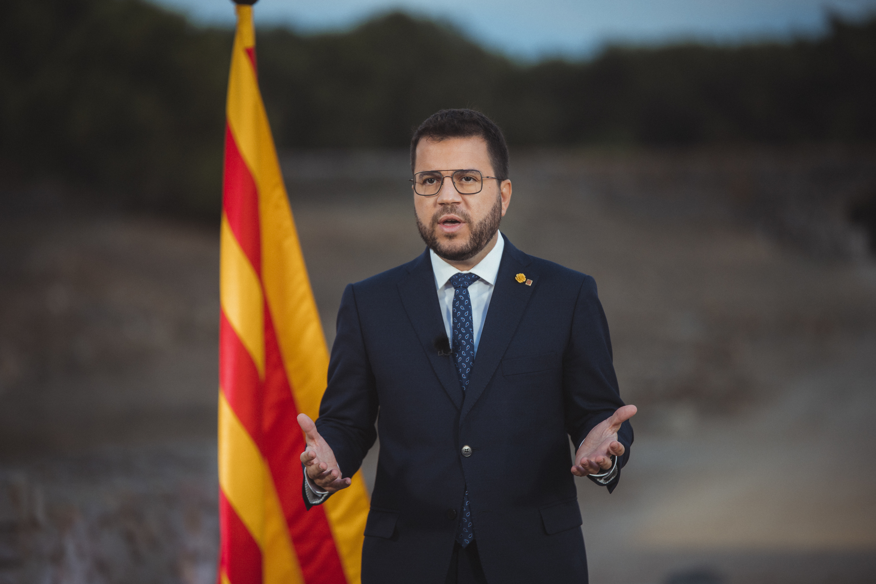 El presidente cataln en el Frum romano de Empries