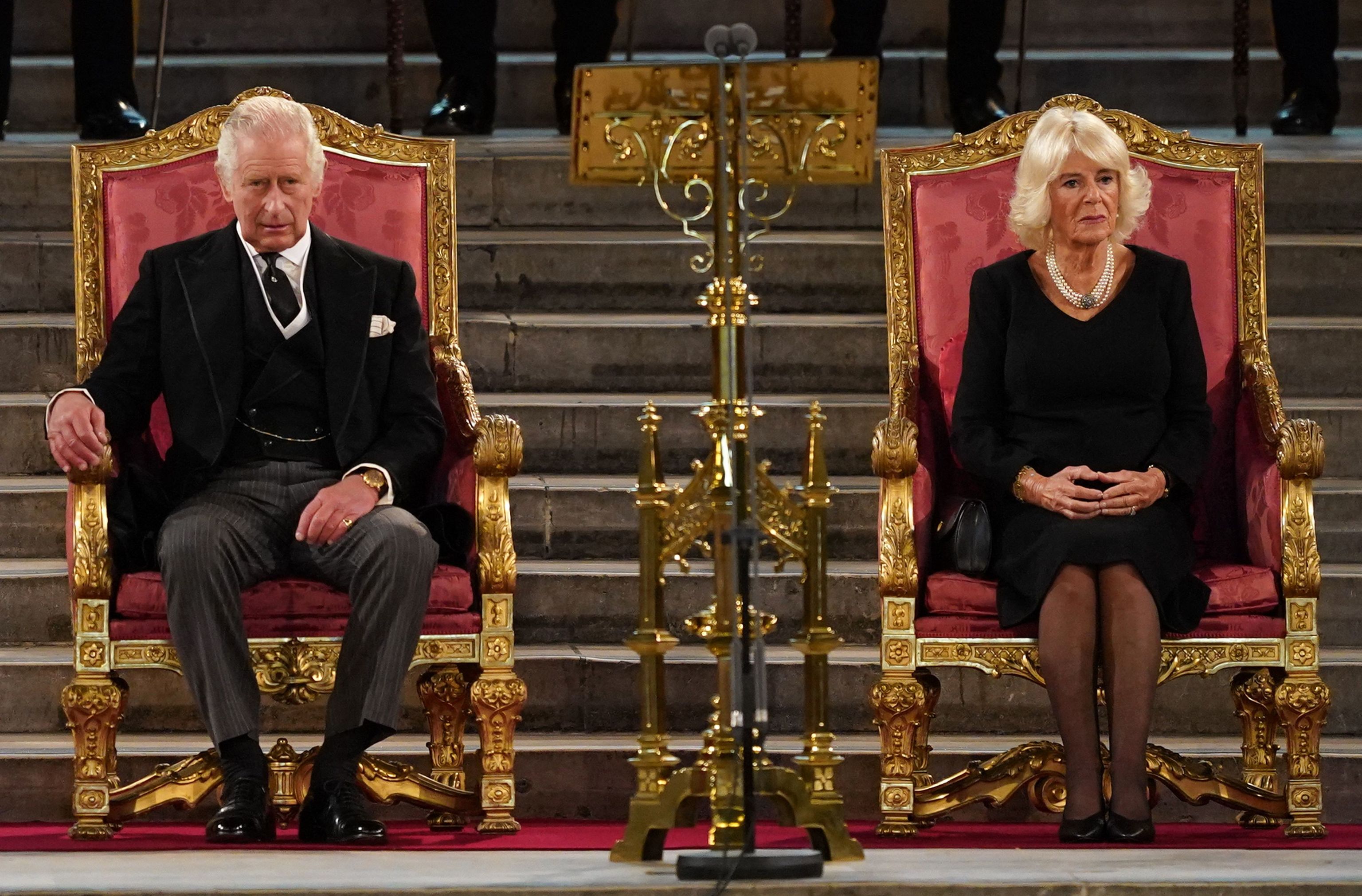 Carlos III y la reina consorte, Camilla.
