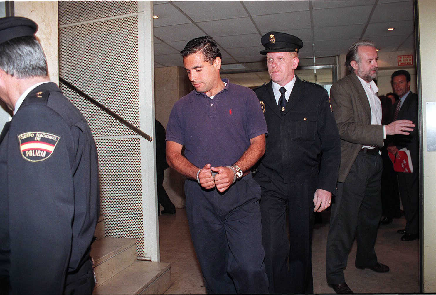 Cristbal C., El Mallorqun, en el juicio en 1997 por el asesinato del Polgono Urtinsa.