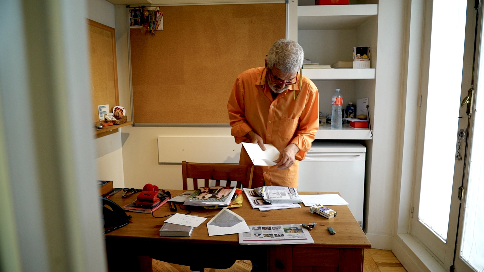 Lorenzo Caprile, en el despacho de su atelier.