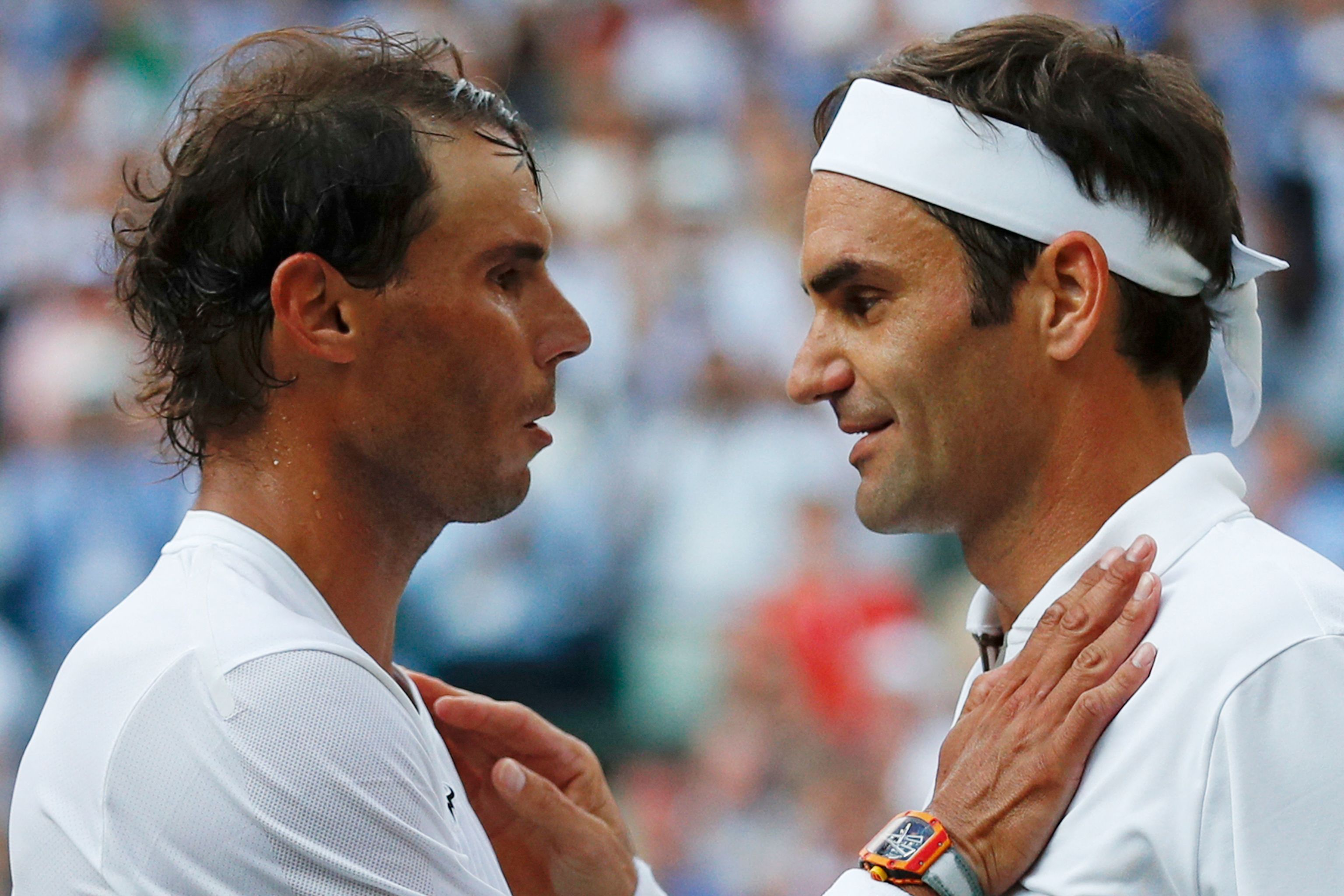 Rafael Nadal y Roger Federer cara a cara