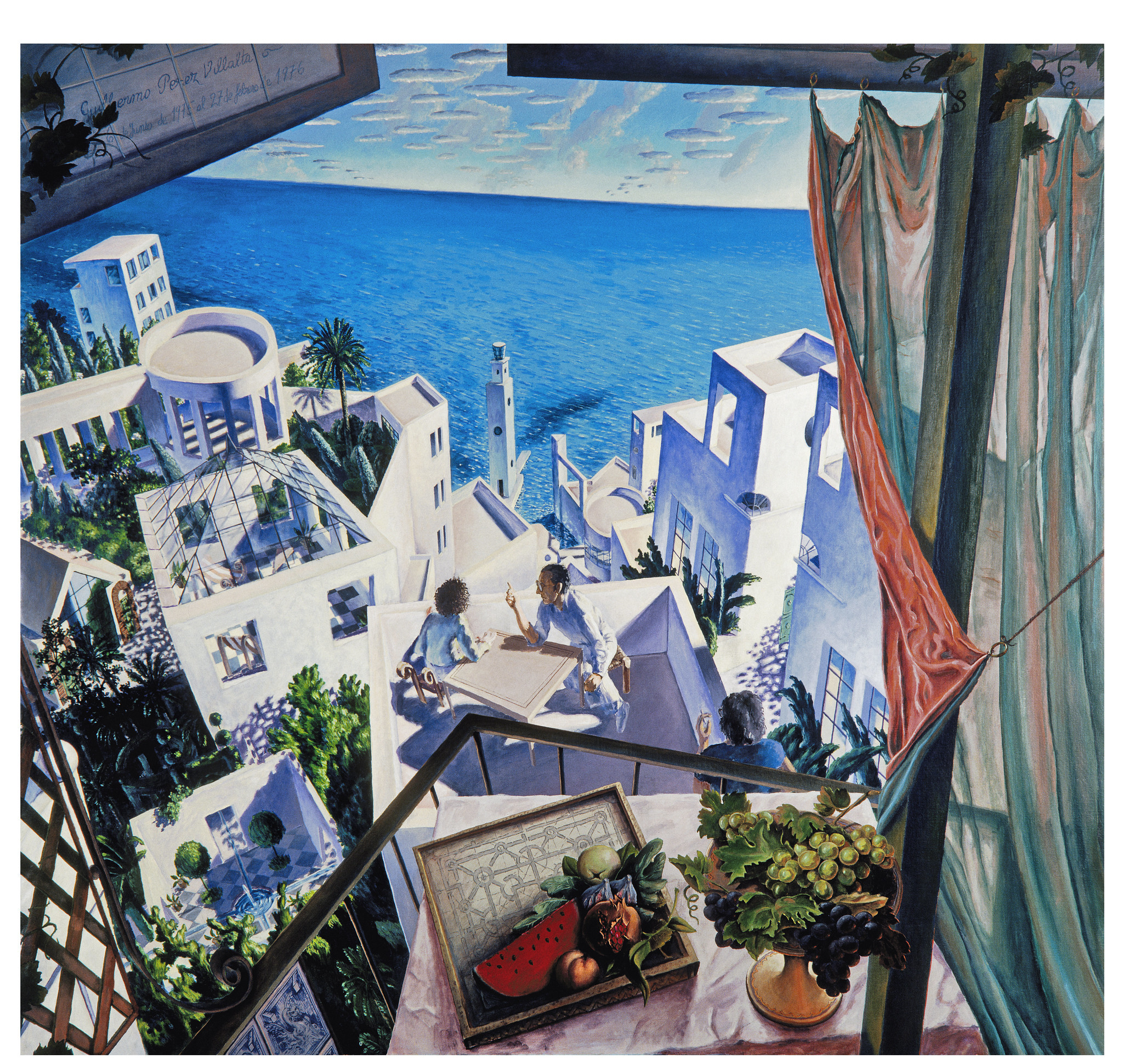 'Artistas en una terraza' o 'Conversaciones sobre un nuevo arte Mediterráneo' (1976)