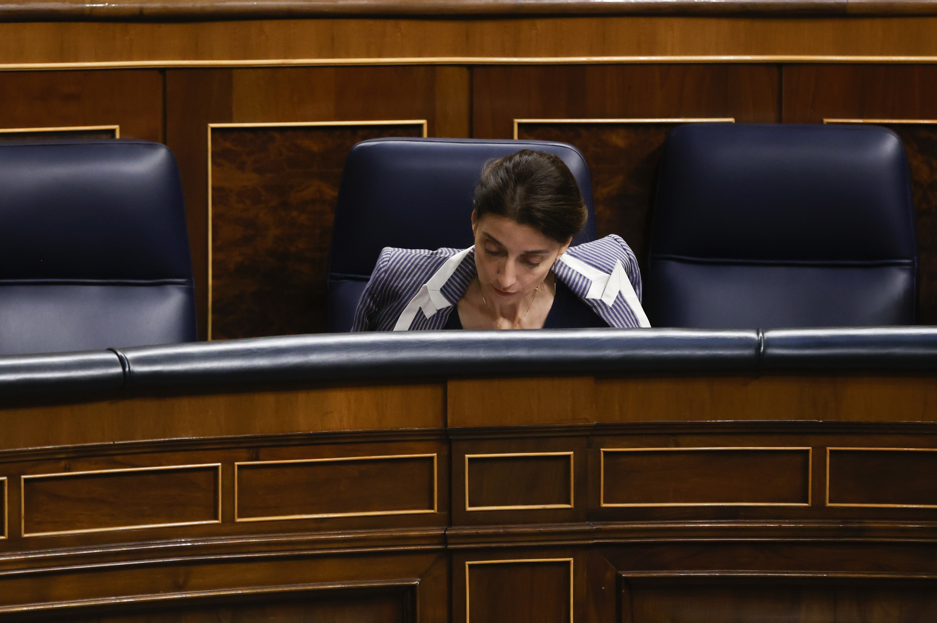 La ministra de Justicia, Pilar Llop, en el Congreso.