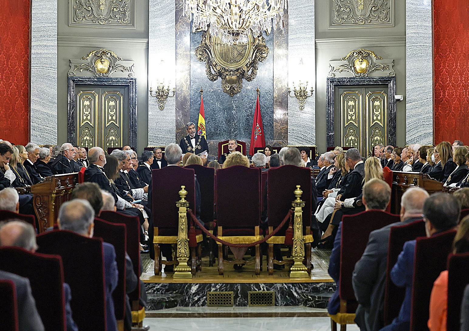El presidente del CGPJ y del Tribunal Supremo, Carlos Lesmes, en la Apertura del A