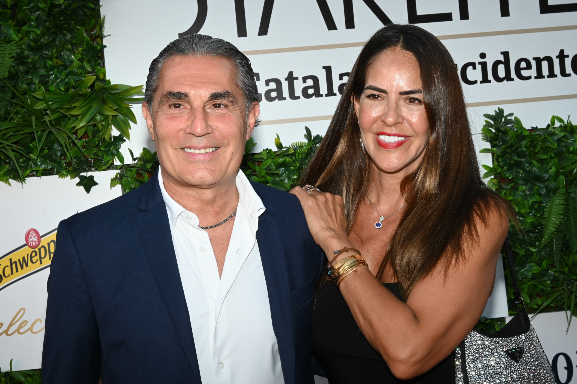 Sergio Scariolo y su esposa Blanca Ares en 2019