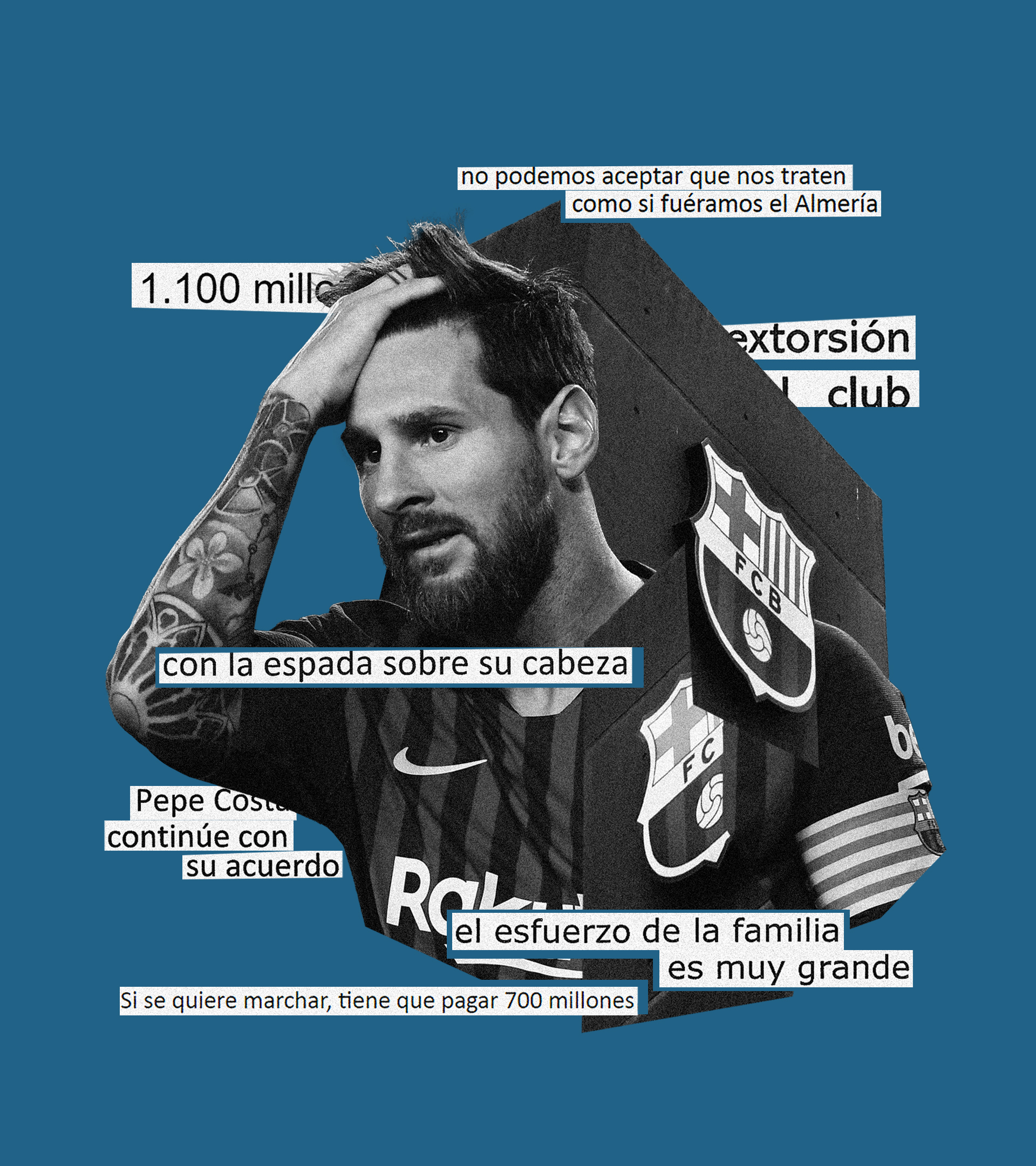 Las frases de una negociación más allá de los límites para renovar a Messi