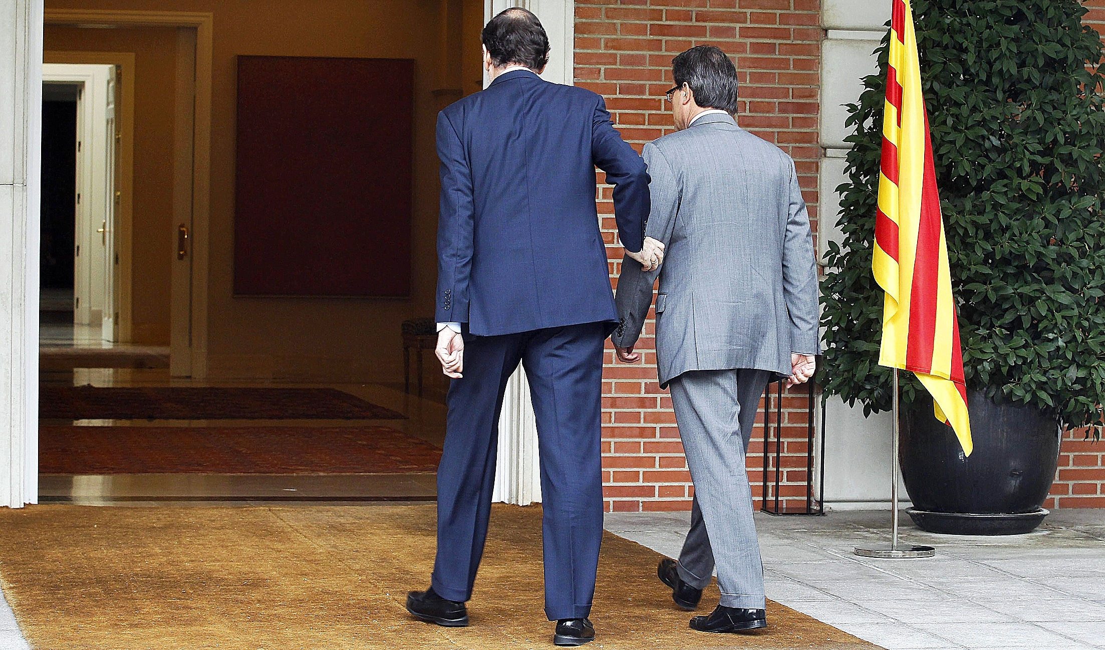 Mariano Rajoy y Artur Mas en 2012 en La Moncloa.