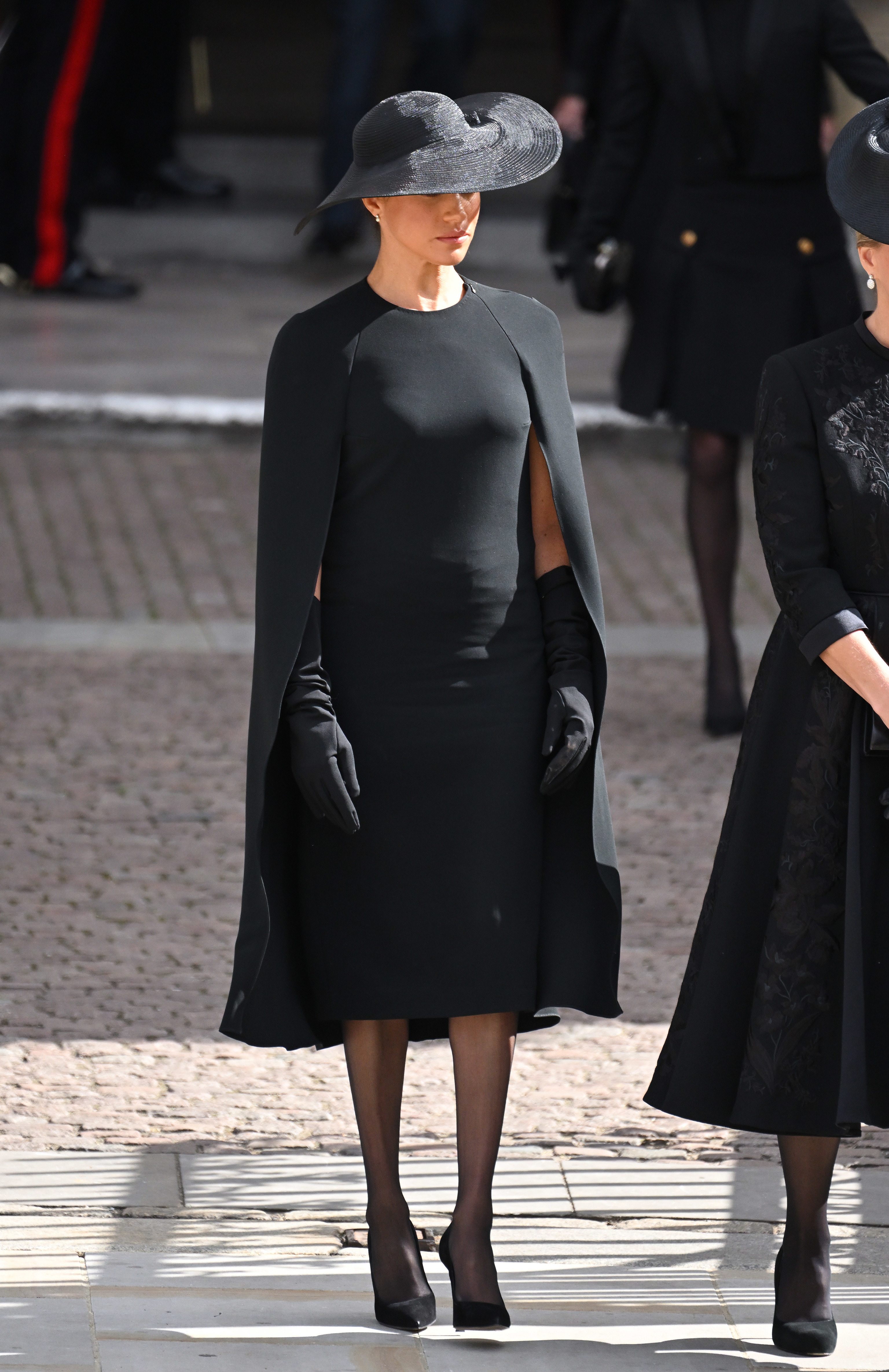 Vestida de Stella McCartney, en el funeral de Isabel II.
